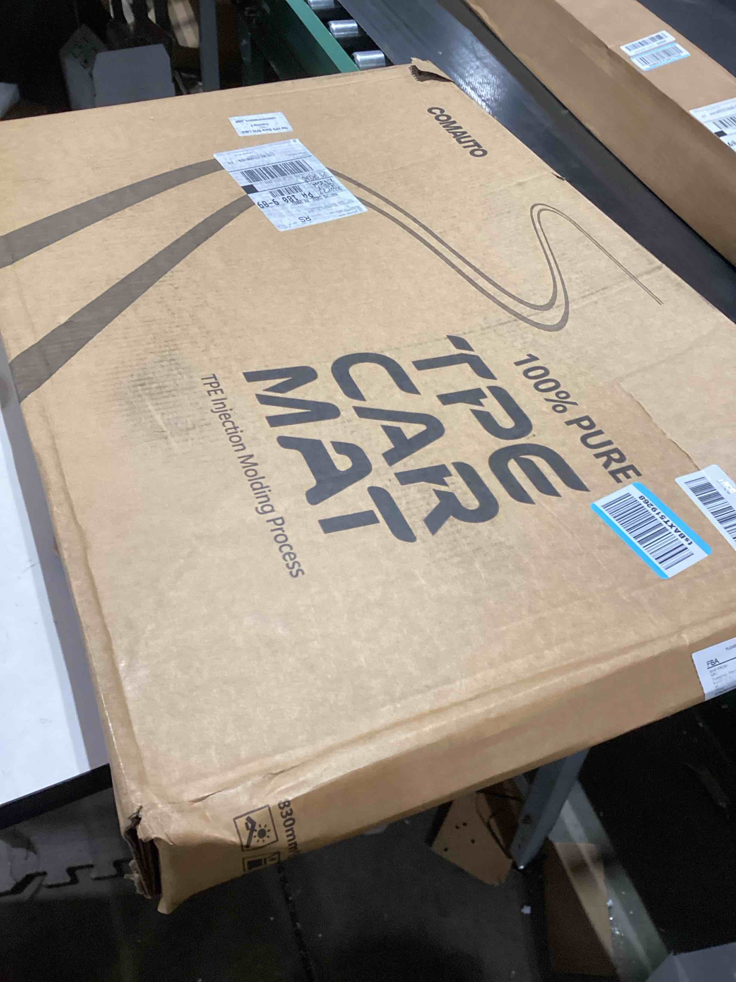 Condition photo showing As Is for COMAUTO Thickened Car Floor Mats for Toyota RAV4 2025 2024-2019 All Full Set 3D Custom Fit All Weather TPE Accessories for RAV4 Full Set of 3 for Driver mat, Passenger mat, Rear Row mat. 2020-2025 | For RAV4 | 1st & 2nd Row 3PCS