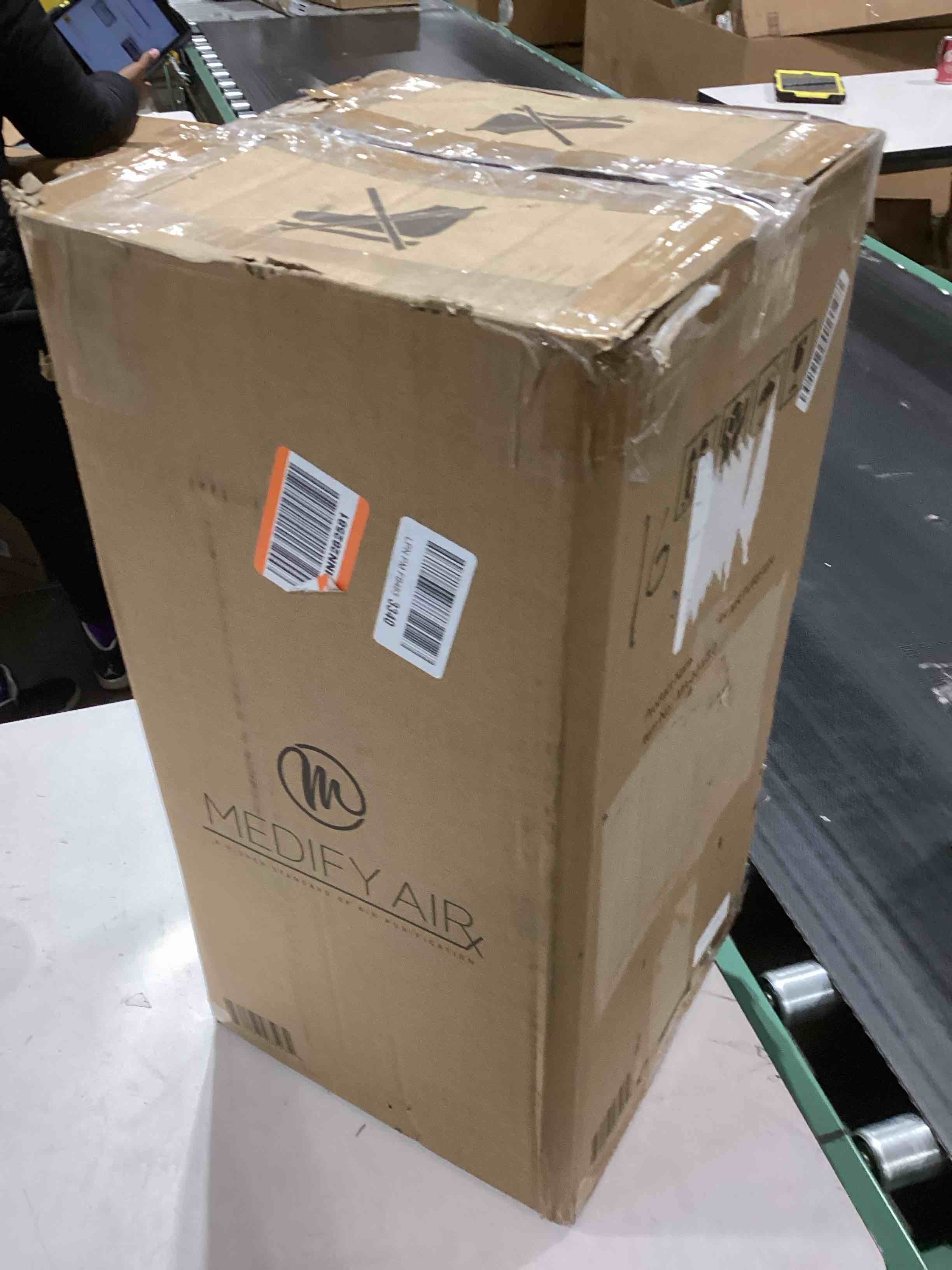 Condition photo showing As Is for Medify MA-50 Air Purifier V3.0 with True HEPA H13 Filter | 2,640 ft² Coverage in 1hr for Smoke, Wildfires, Odors, Pollen, Pets | Removal to 0.1 Microns | White, 1-Pack