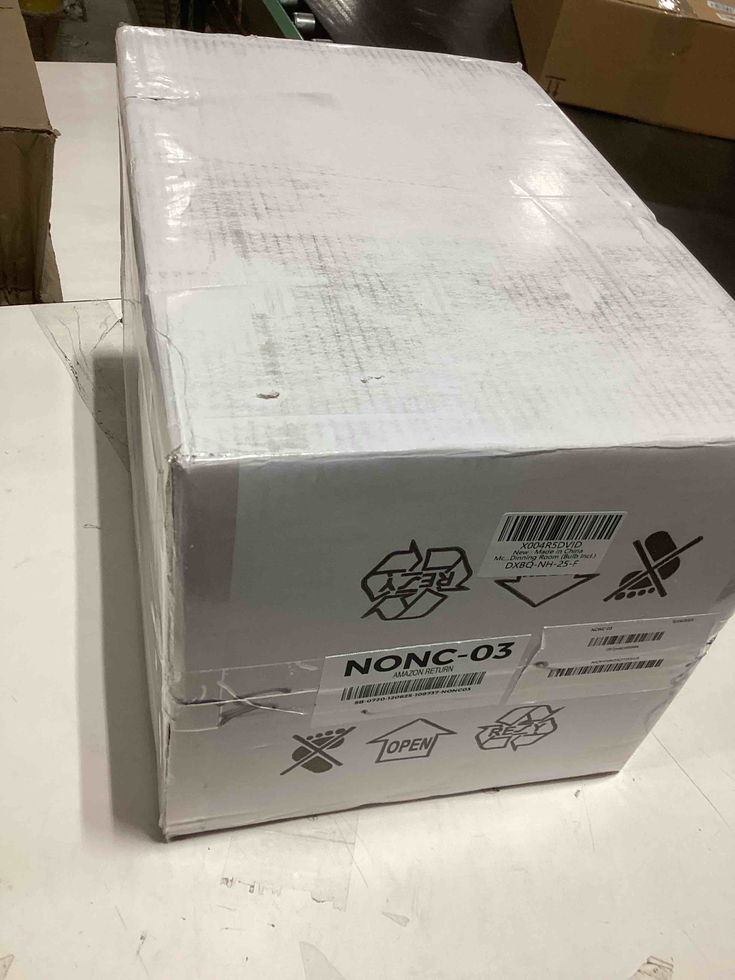 Condition photo showing As Is for 10 inch black mid century modern pendant light pendants for kitchen island frosted milky white glass globe height-adjustable modern hanging globe pendant light for bedroom (bulb incl) black, opal glass 10" , 1-pack