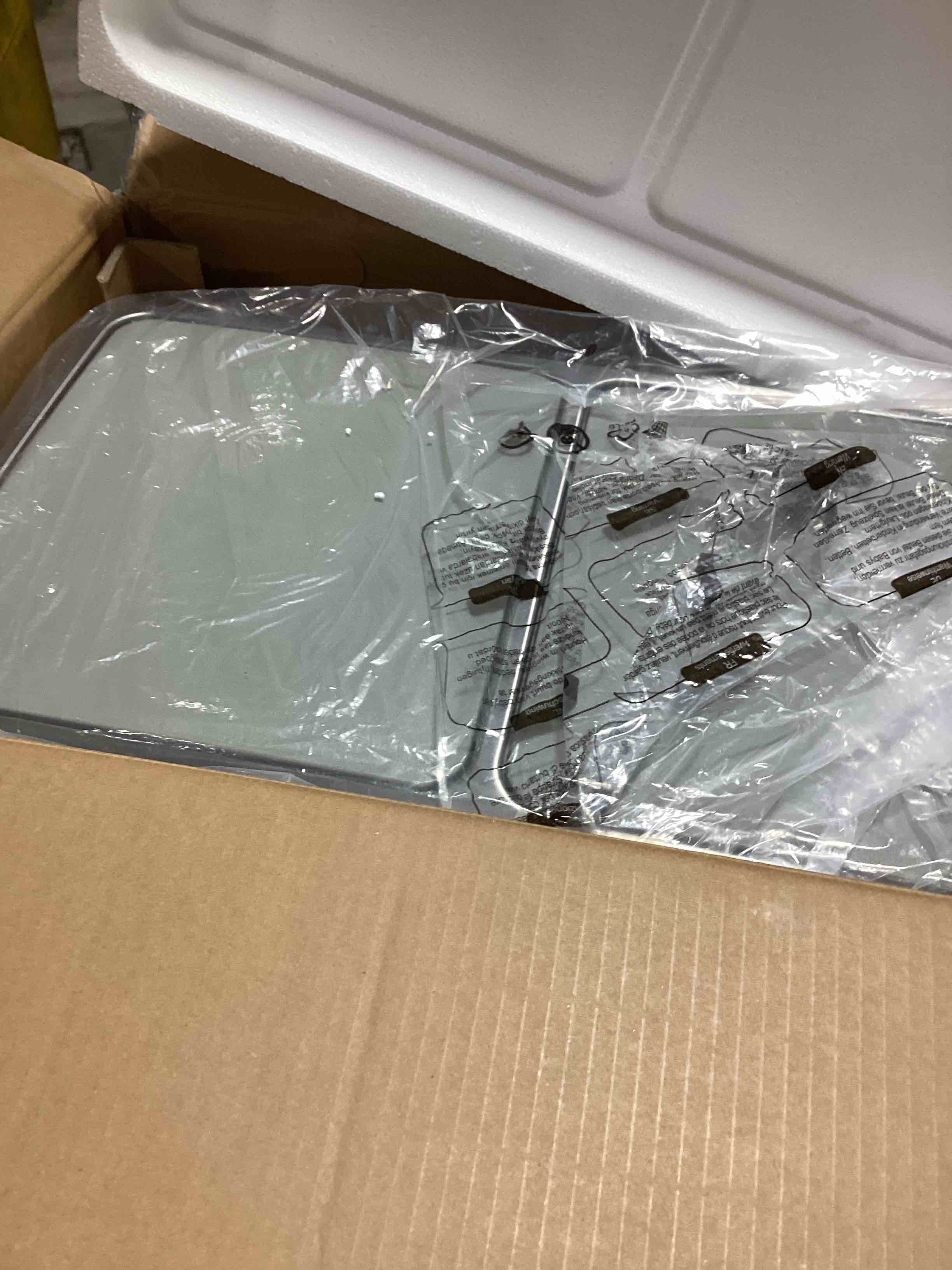 SONGMICS Trash Can, 2 x 8 Gallon (2 x 30 L) Garbage Can for Kitchen, with 15 Trash Bags, 2 Compartme