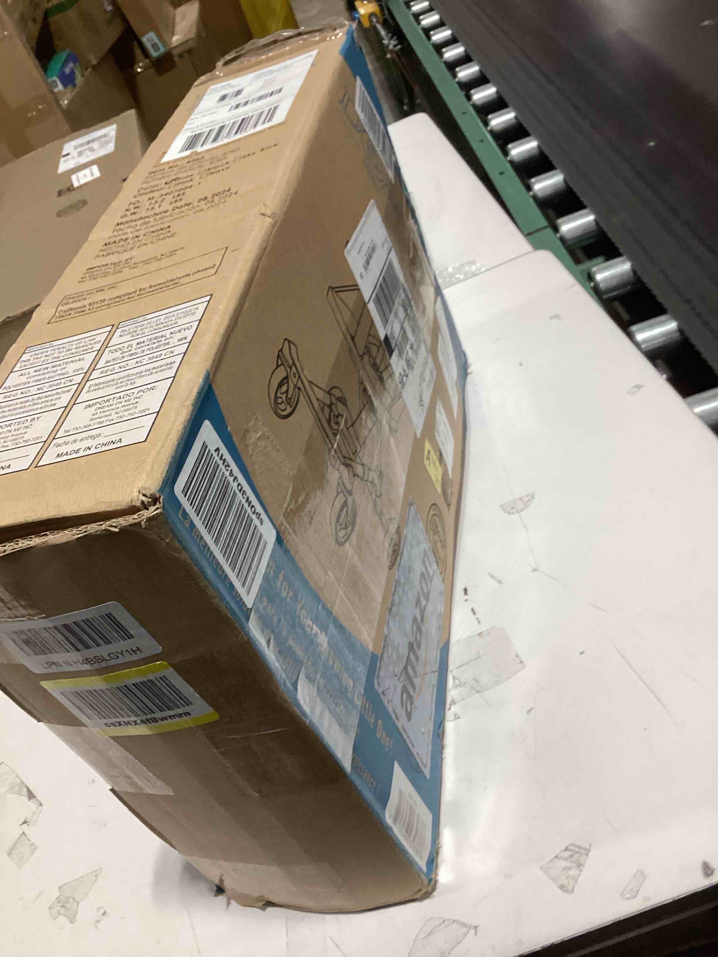 Condition photo showing As Is for Dream On Me Lightweight And Compact Coast Rider Stroller With One Hand Easy Fold, Adjustable Handles And Soft Ride Wheels, Grey Grey Stroller