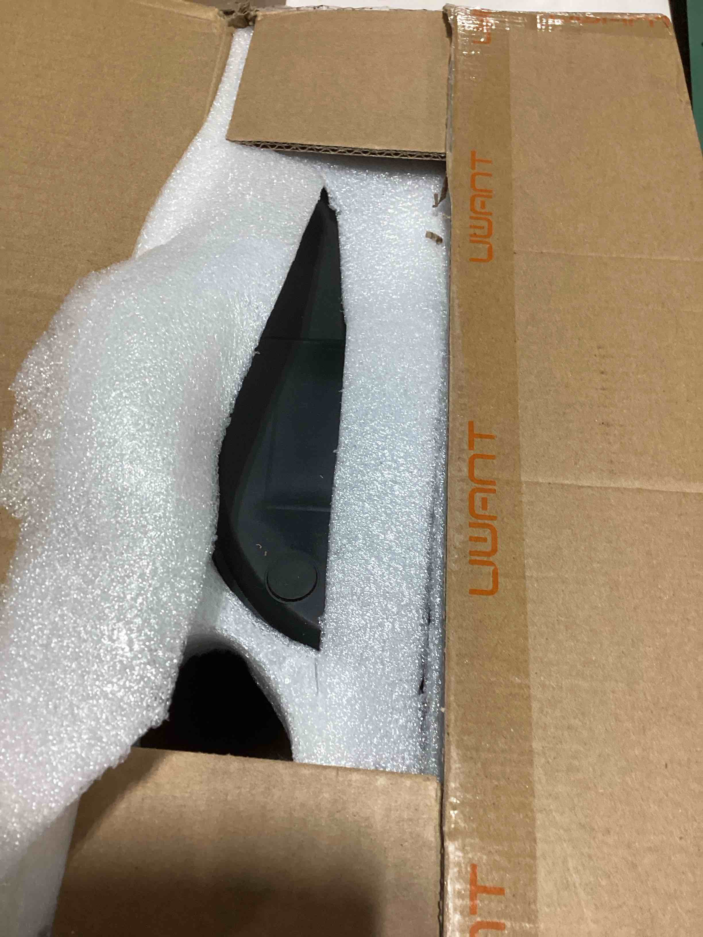 Condition photo showing As Is for uwant Portable Carpet Cleaner with Steam& Heating System 18Kpa Powerful Suction Carpet Cleaner with 4 Cleaning Tools& Solution 2 in 1 Upholstery Cleaner Steam Cleaner for Pets, Car