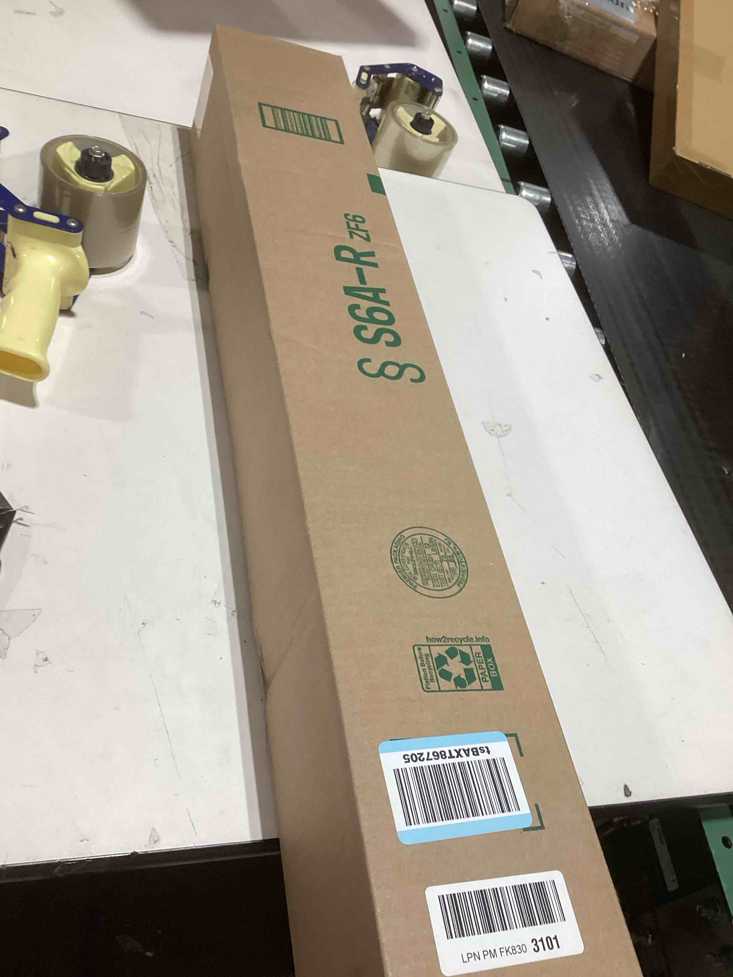 Condition photo showing As Is for Cordless Roller Shades Blackout Blinds for Windows Room Darkening Rolled Up Shades with Spring System, UV Protection Natural Linen Fabric Window Shades Door Blinds for Home?23" W x 72" H, Linen Cream 23"W x 72"H Linen Cream