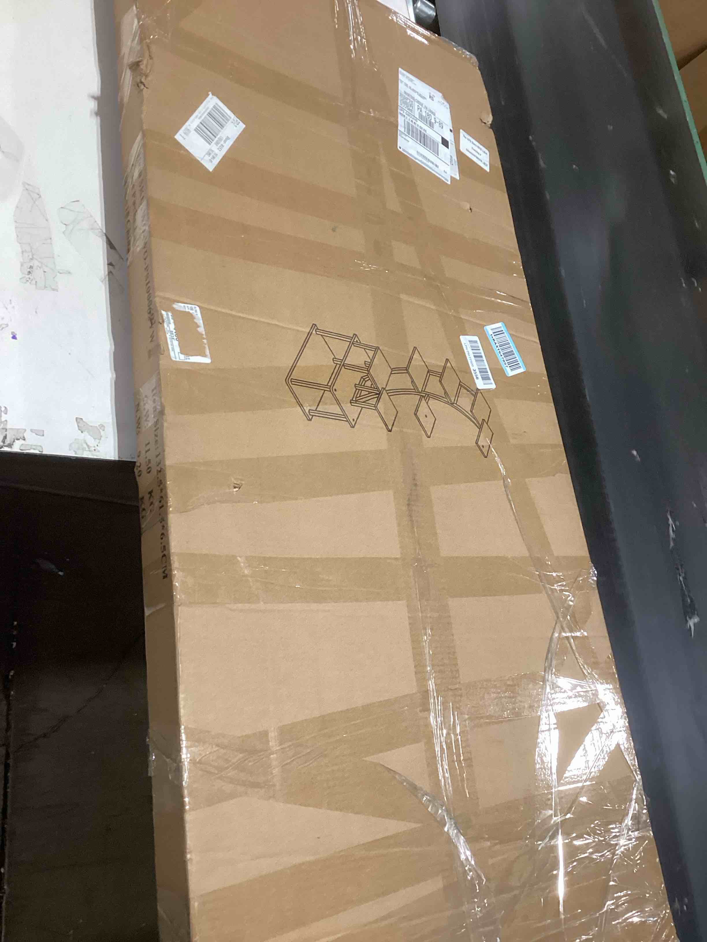 Condition photo showing As Is for WOLKI Plant Stand Indoor with Grow Light?9 Tiered 63" Tall Metal Plant Shelf?Large Plant Rack Flower Stand?Plant Rack Display Shelves for Living Room Patio Garden