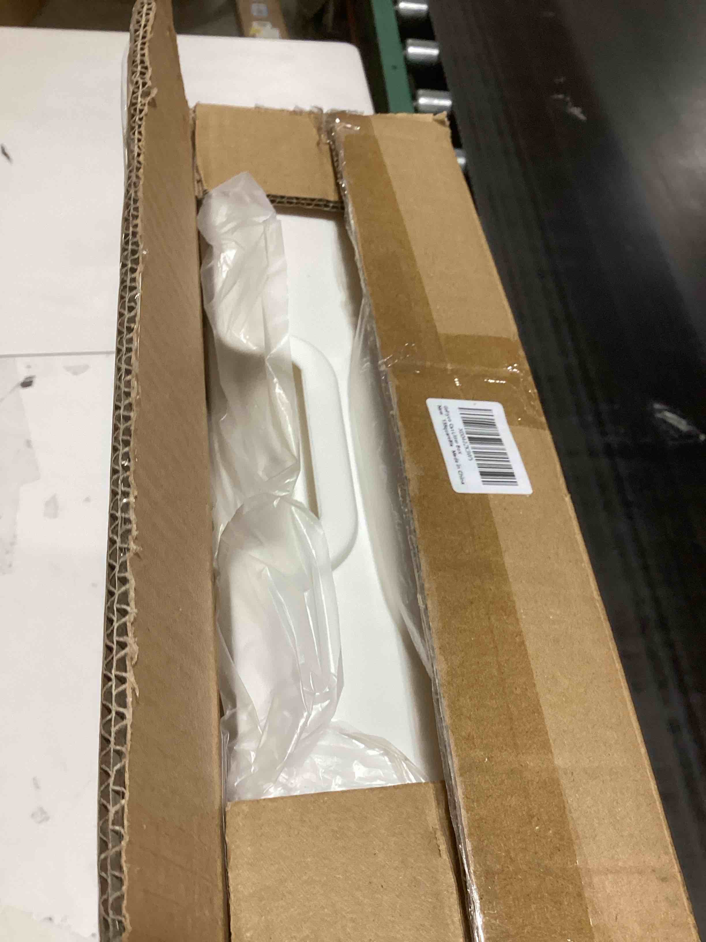 Condition photo showing As Is for Gefryco Cat Litter Box with Lid, Top Entry Kitten Litter Box with Controlled Access, Covered Enclose