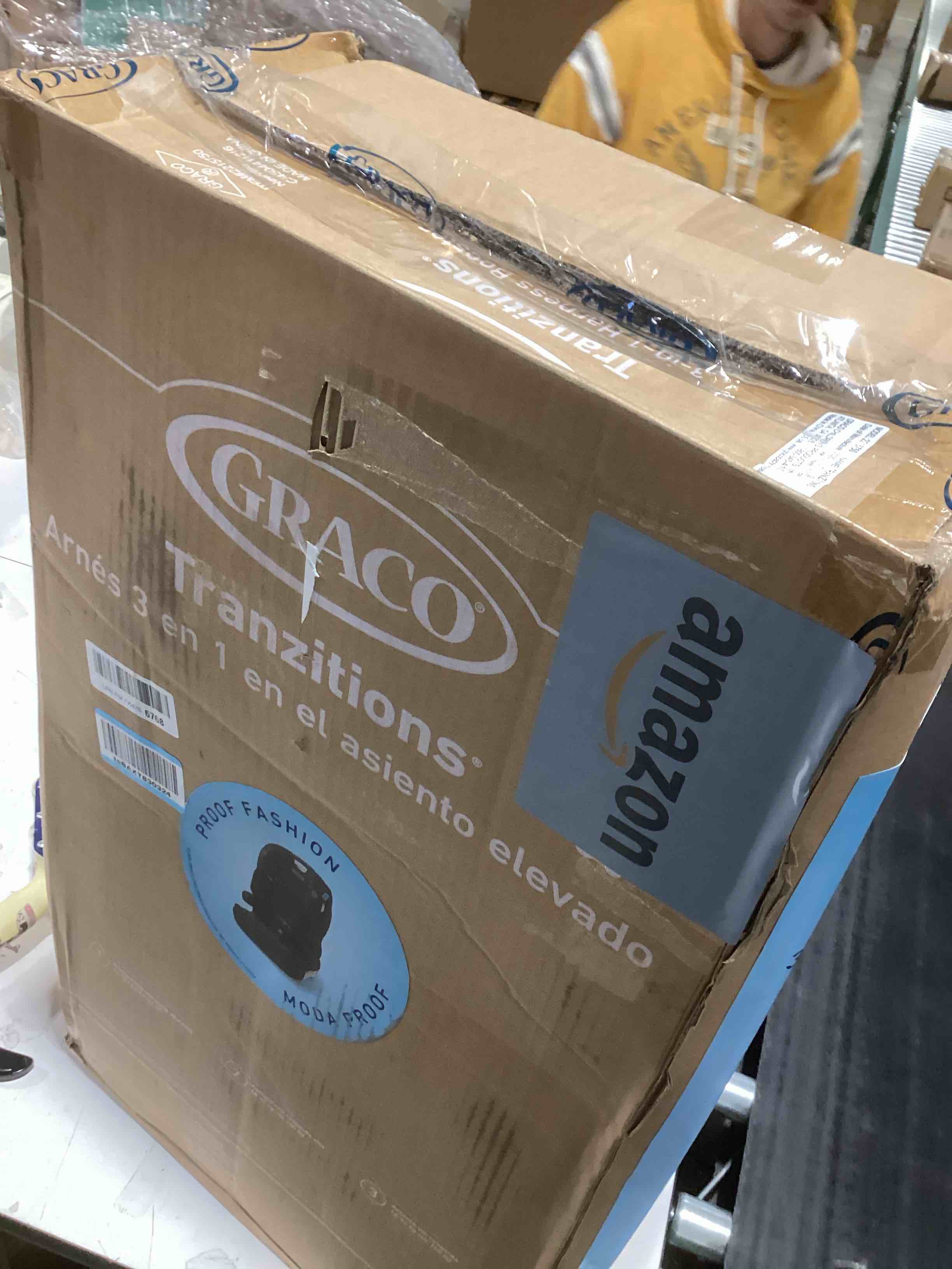 Condition photo showing As Is for Graco Tranzitions 3-in-1 Harness Booster Car Seat, Forward Facing Car Seat, Highback, to Backless Booster, Proof Proof 2.0