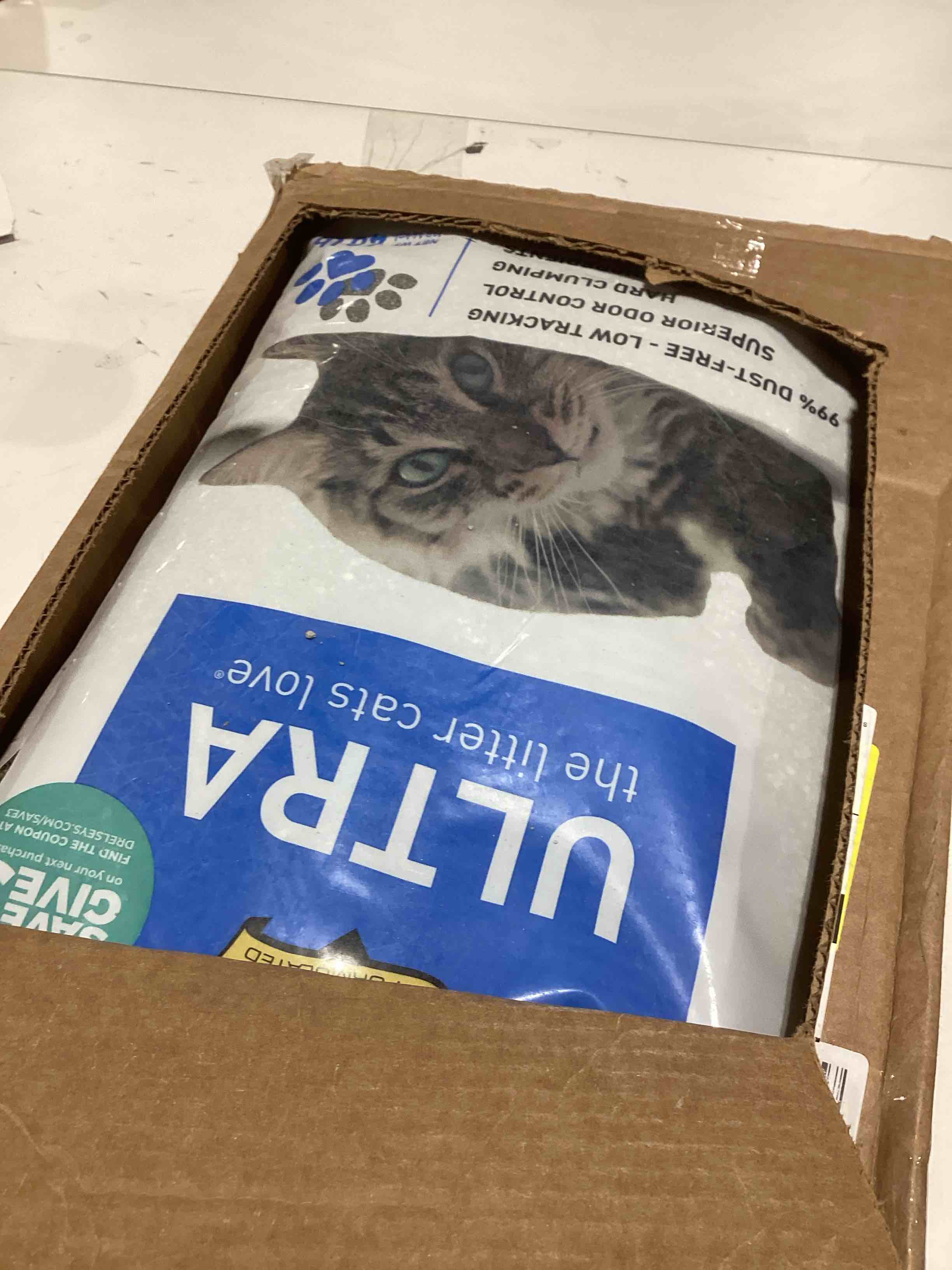 Condition photo showing As Is for Dr. Elsey's Ultra UnScented Clumping Clay Cat Litter 40 lb. Bag