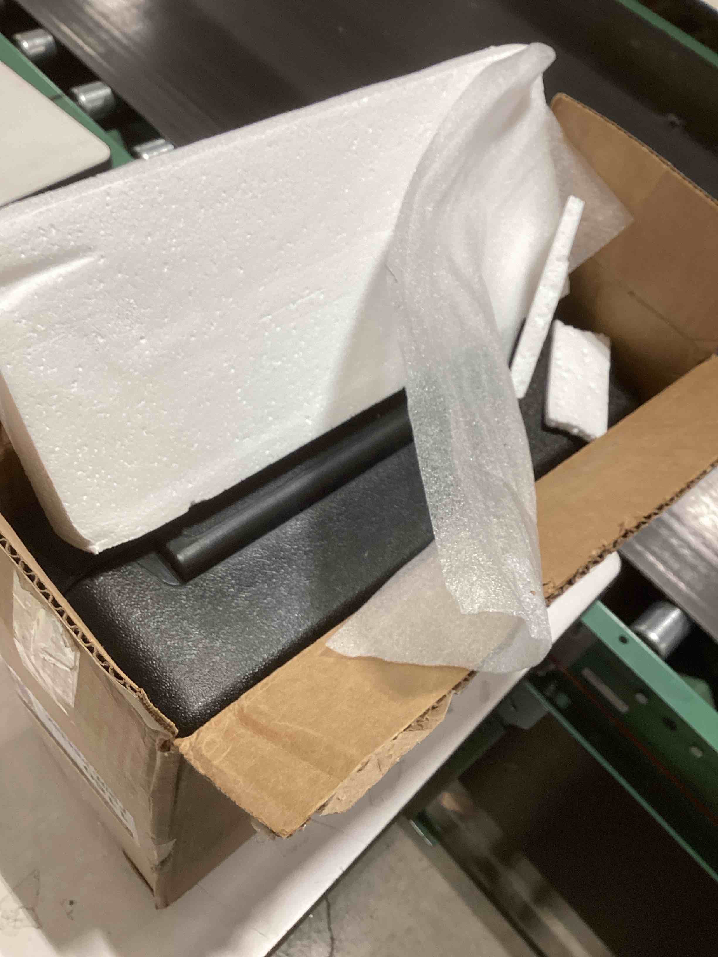 Condition photo showing As Is for SentrySafe Fireproof Safe Box with Key Lock, Chest Safe with Carrying Handle to Secure Money, Jewelry, Documents, 0.25 Cubic Feet, 6.3 x 15.3 x 12.1 Inches, 1160 Fire resistant box 0.25 cu. ft.
