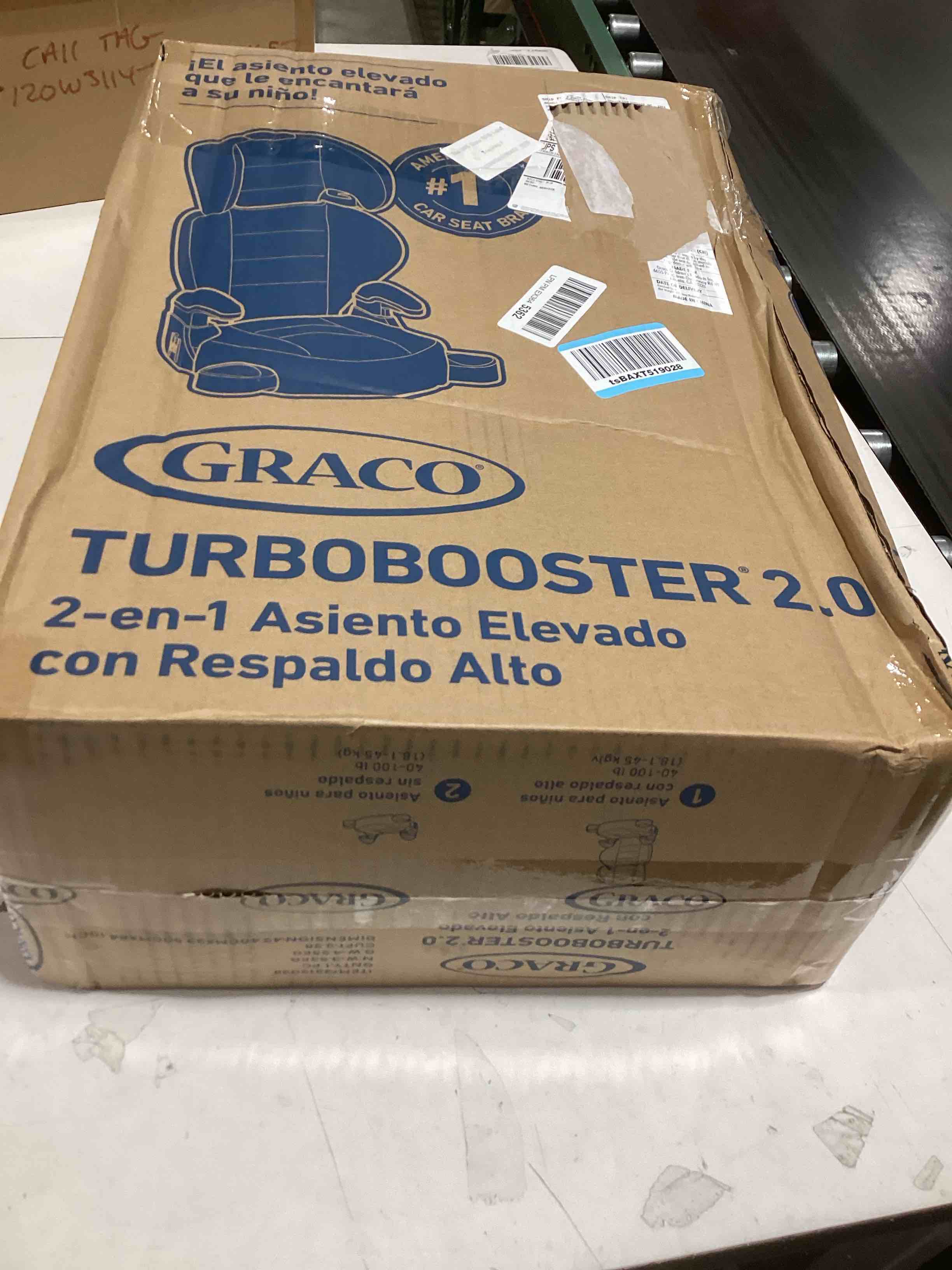 Condition photo showing As Is for Graco TurboBooster 2.0 Highback Booster Seat, Geo Pop