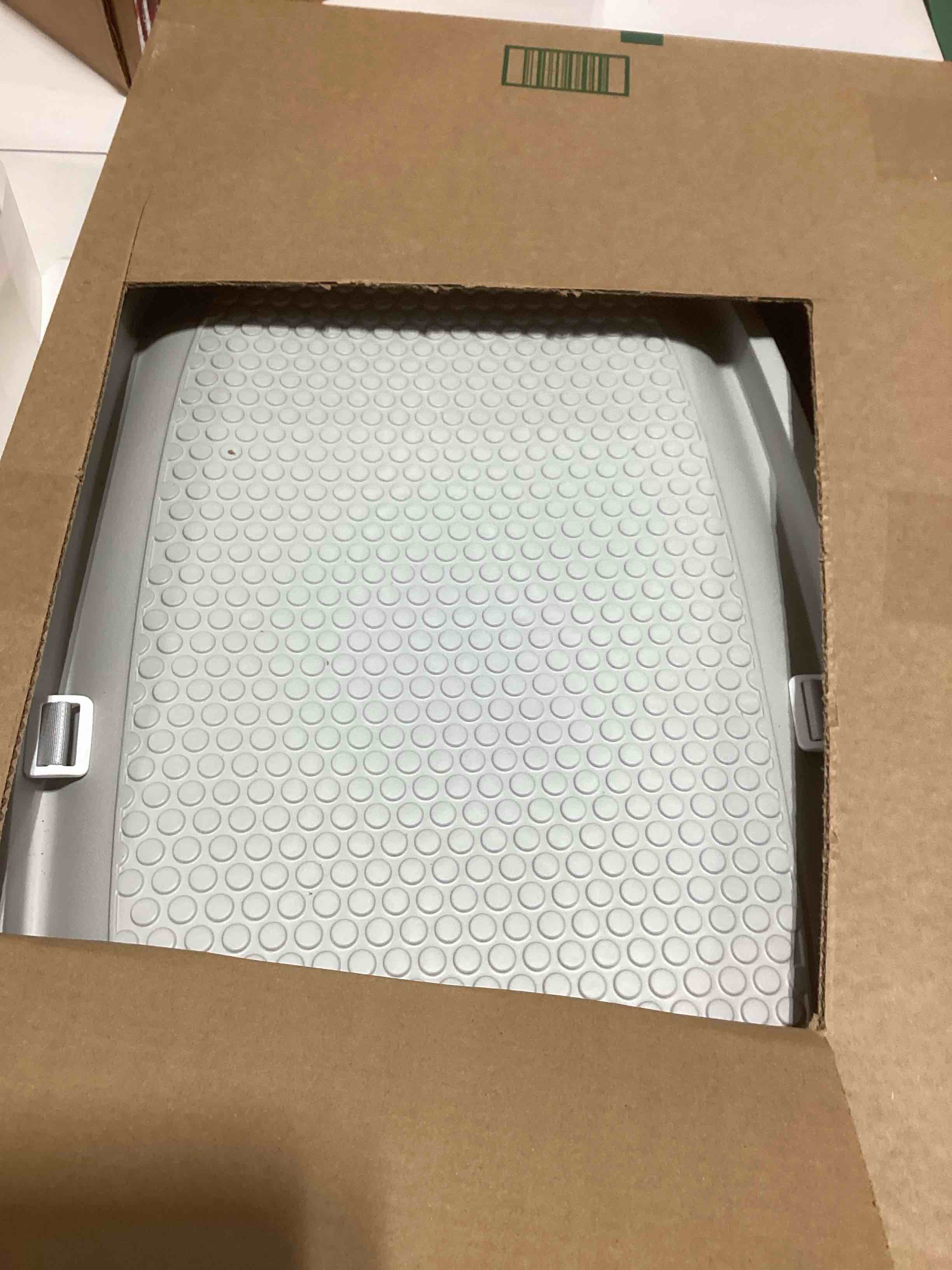 Condition photo showing As Is for Papablic Wipeable Baby Changing Pad with Removable Safety Strap, Easy to Clean & Non-Slip Waterproof, Changing Pad for Dresser,Bed Grey