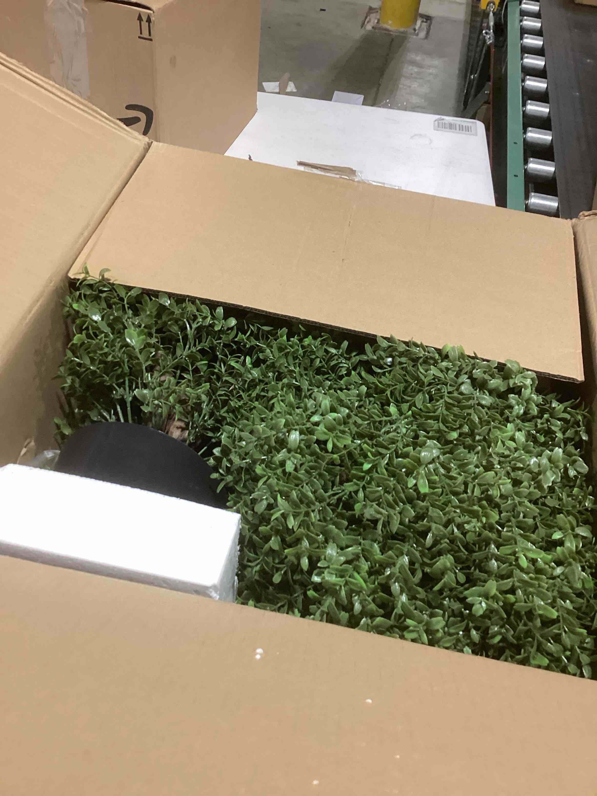 Condition photo showing As Is for fake plants 