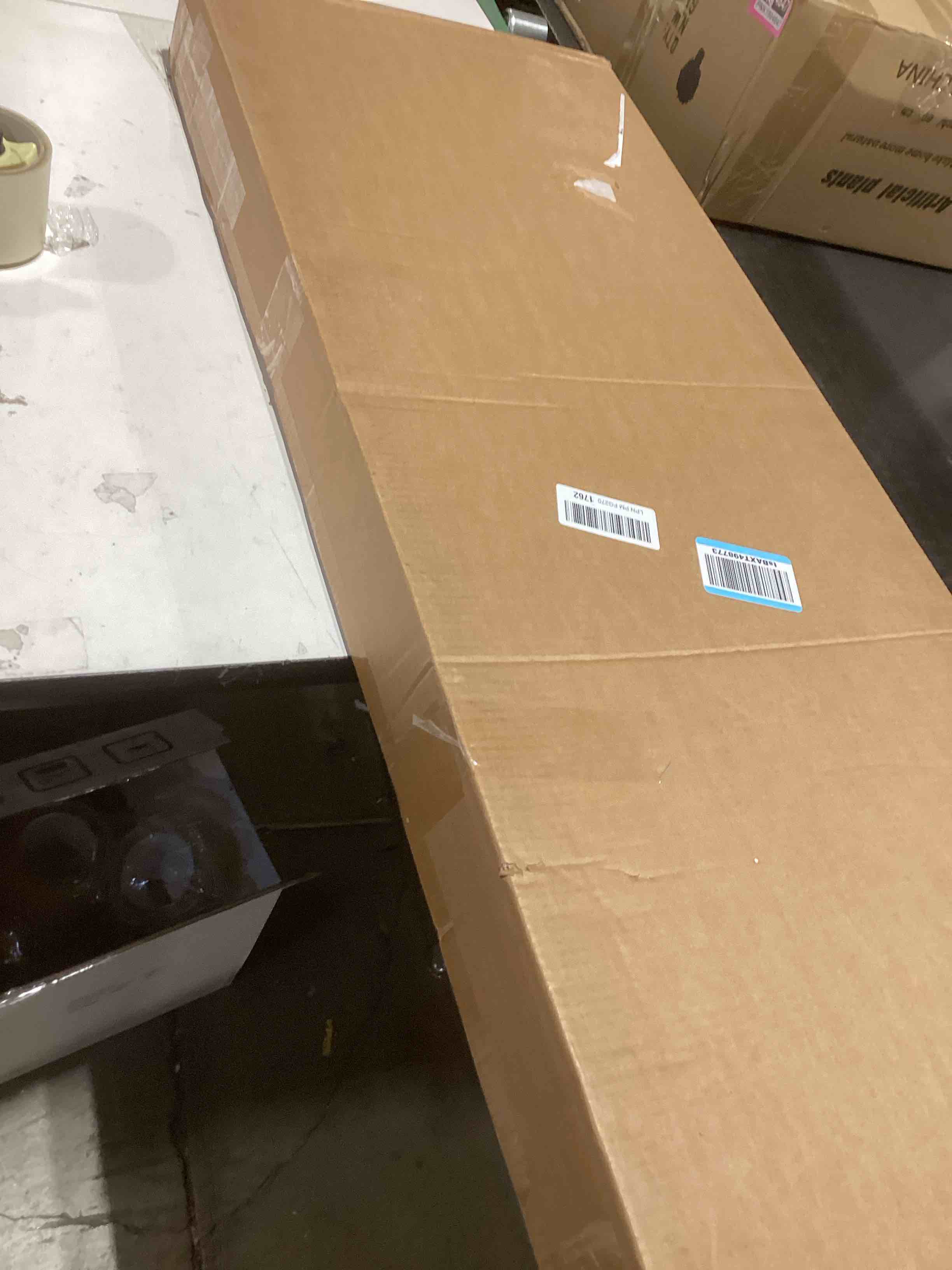 Condition photo showing As Is for VNN Portable Wheelchair Ramp 4FT, Non-Slip Aluminum Material Handling Ramps for Wheelchairs for Home, Handicap Wheelchair Ramps for Home Steps, Aluminum Loading Ramps for Home, Doorways Aluminum 4FT (Usable height 4-12 inch)