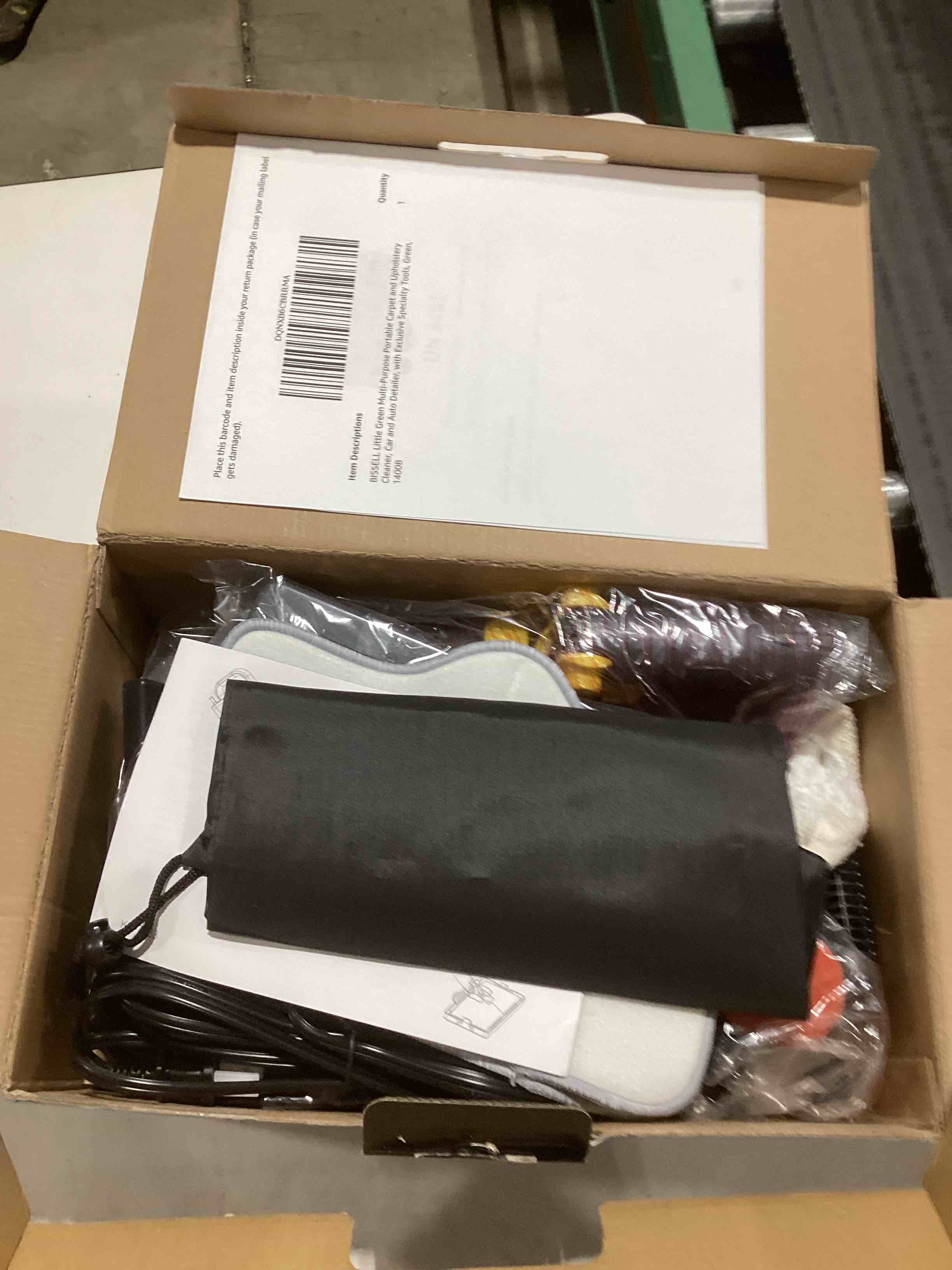 Condition photo showing As Is for ScrubWiz Steam Mop with Detachable Handheld Steam Cleaner, 10-in-1 Multi Accessories, Quick 10s Heat, 350ml and 2-Level Steamer for Cleaning Floor, Carpet, BBQ Grill, Tile, and Grout, Gray