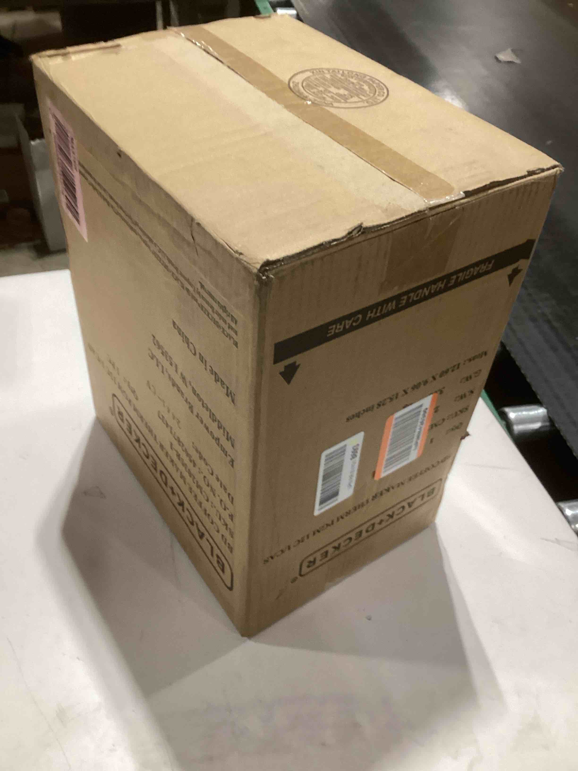 Condition photo showing As Is for BLACK+DECKER 12-Cup Thermal Coffeemaker, Black/Silver, CM2035B