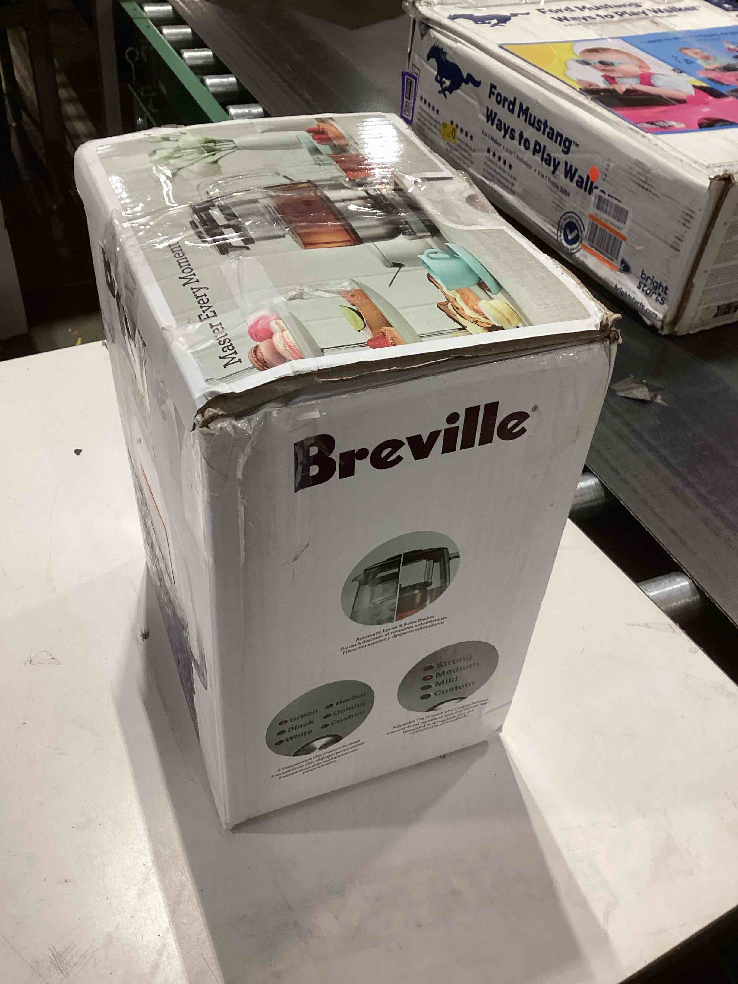 Condition photo showing As Is for Breville BTM800XL Tea Maker Infuser and Water Kettle, 51 oz, Brushed Stainless Steel and Glass