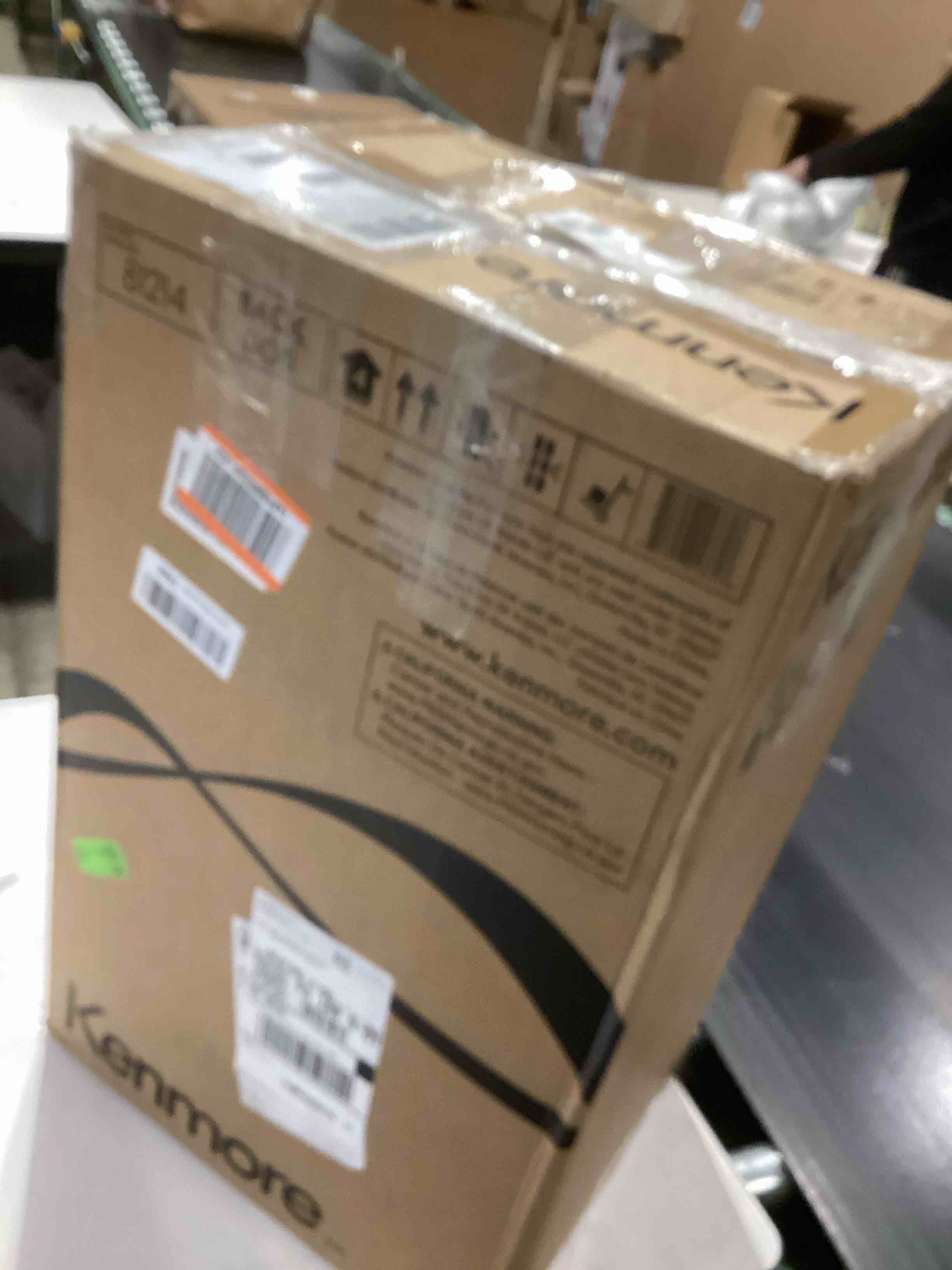 Condition photo showing As Is for Kenmore 81214 200 Series Pet Friendly Lightweight Bagged Canister Vacuum with HEPA, 2 Motor System, and 3 Cleaning Tools-Orange Kenmore 200 Series
