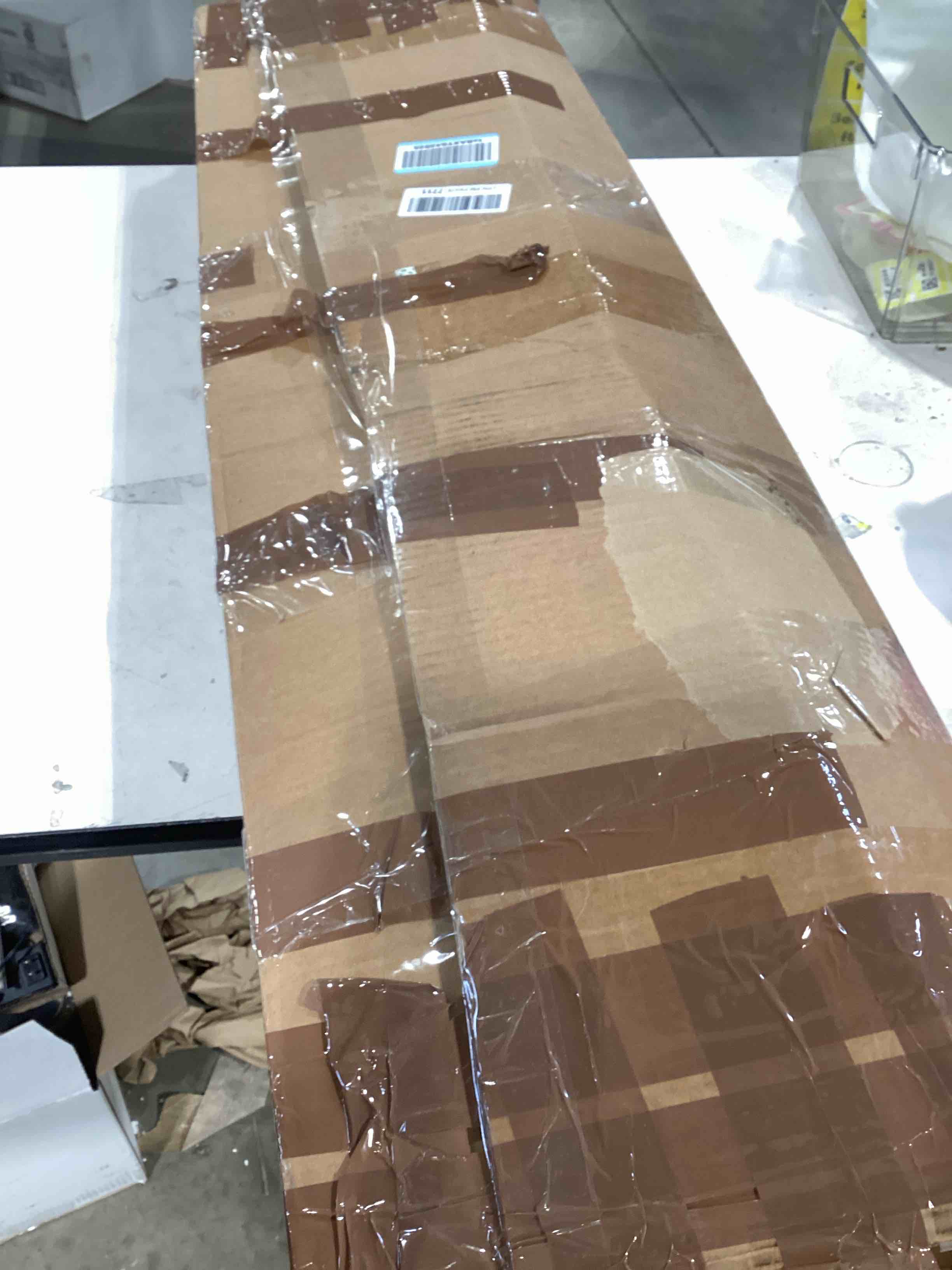 Amazon Basics Metal Twin Size Bed Frame, 6-Leg Base for Box Spring and Mattress Support, Tool-Free Easy Assembly, 74.5"L x 38.5"W x 7"H, Black (SIMILAR TO STOCK)