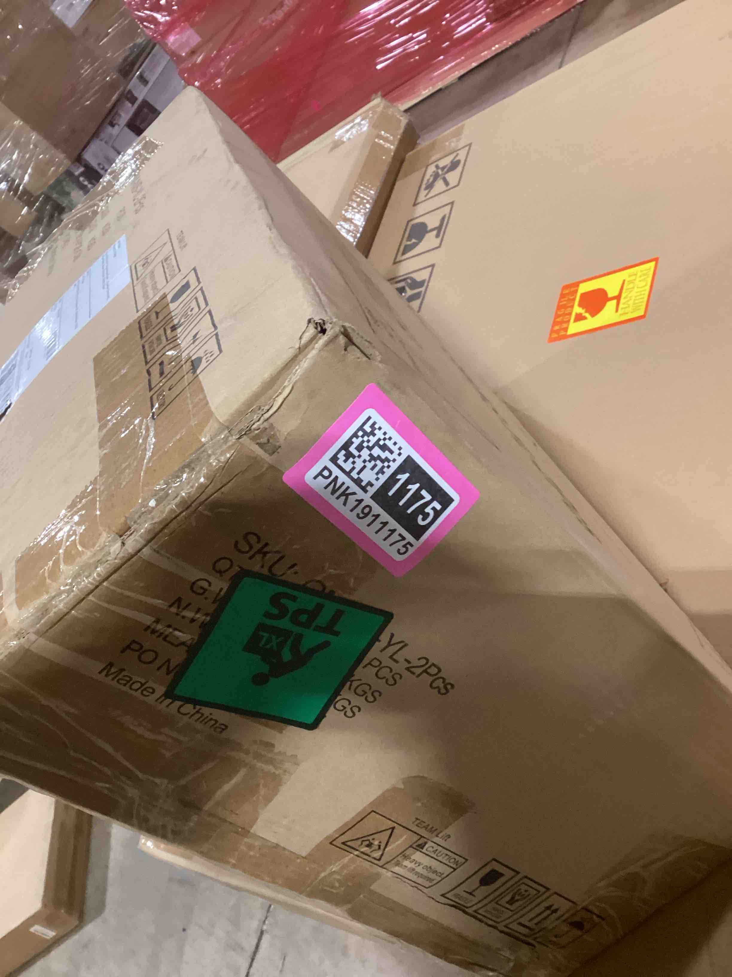 Condition photo showing Good Condition for Rattan Nightstand Set of 2, Farmhouse End Table with Solid Wood Legs, Small Boho Mid Century Modern End Table with Storage for Bedroom, Living Room- Boho Style