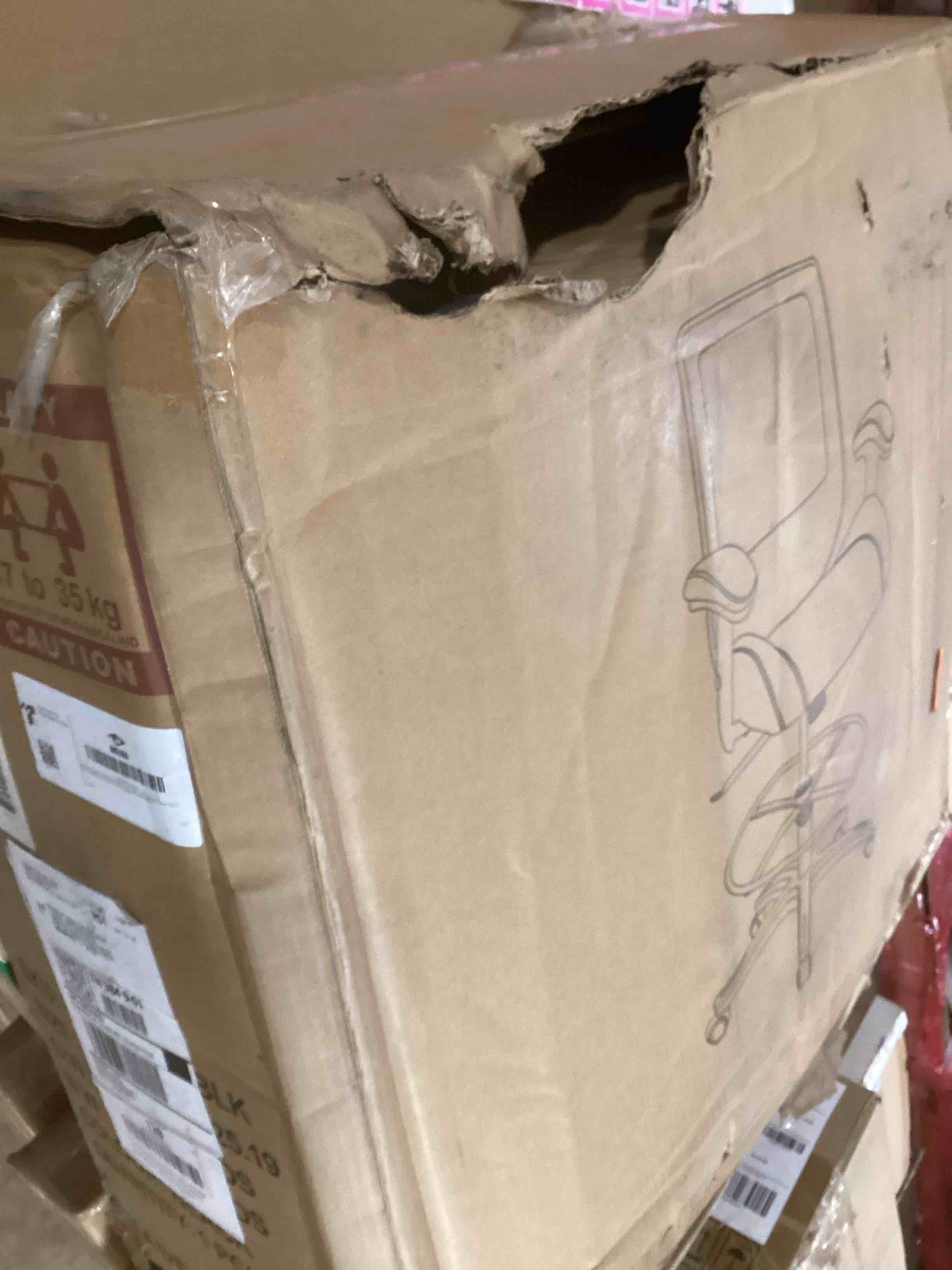 Condition photo showing As Is for BOLISS Ergonomic Mesh Computer Office Drafting Chair with Super Soft Adjustable Arms Molded Foam Seat Cushion Lumbar Support and Big Foot Ring -Black