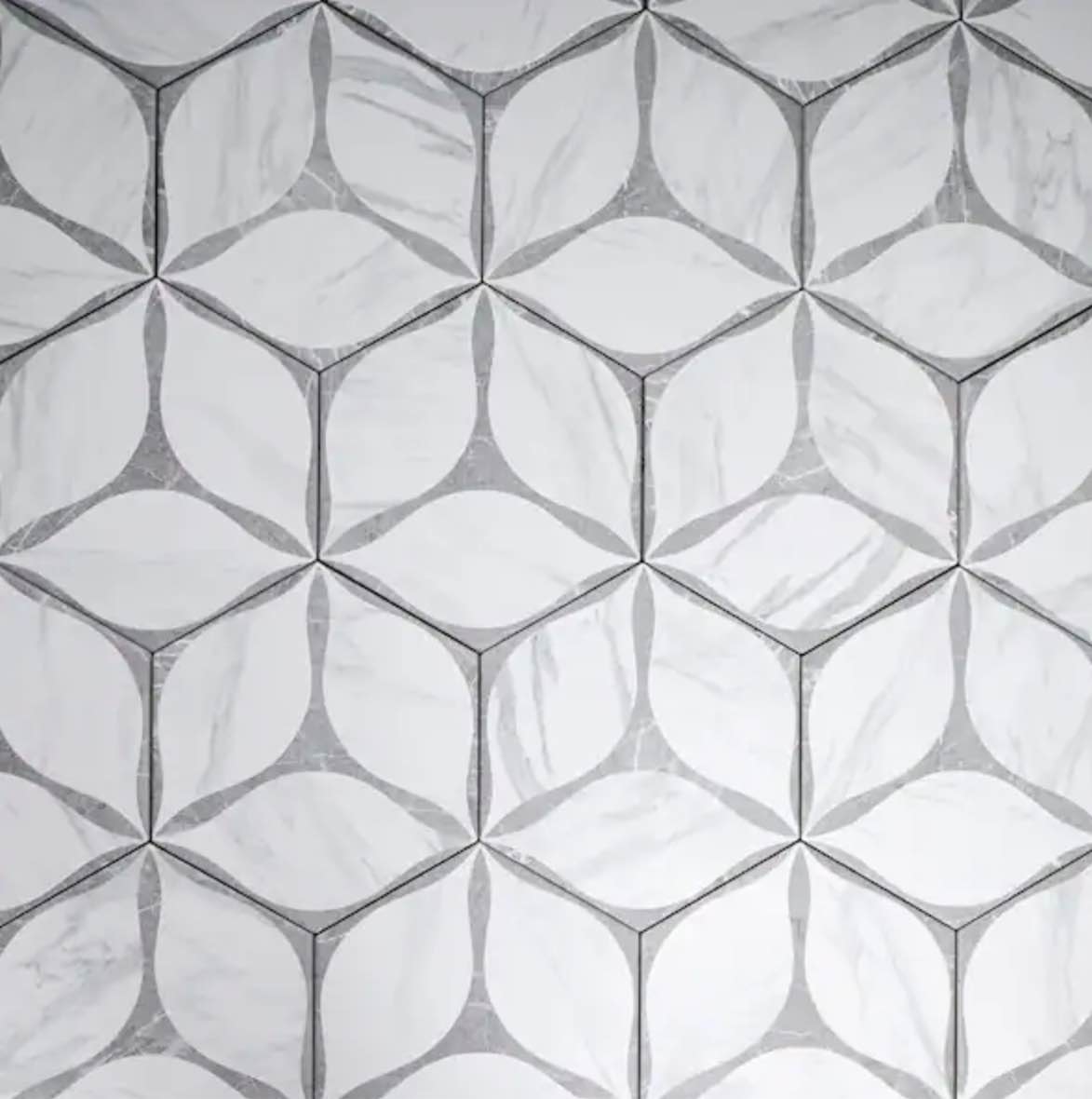 Best Tile Corolla Grey Hex (approximately 7,79 x 8,97)