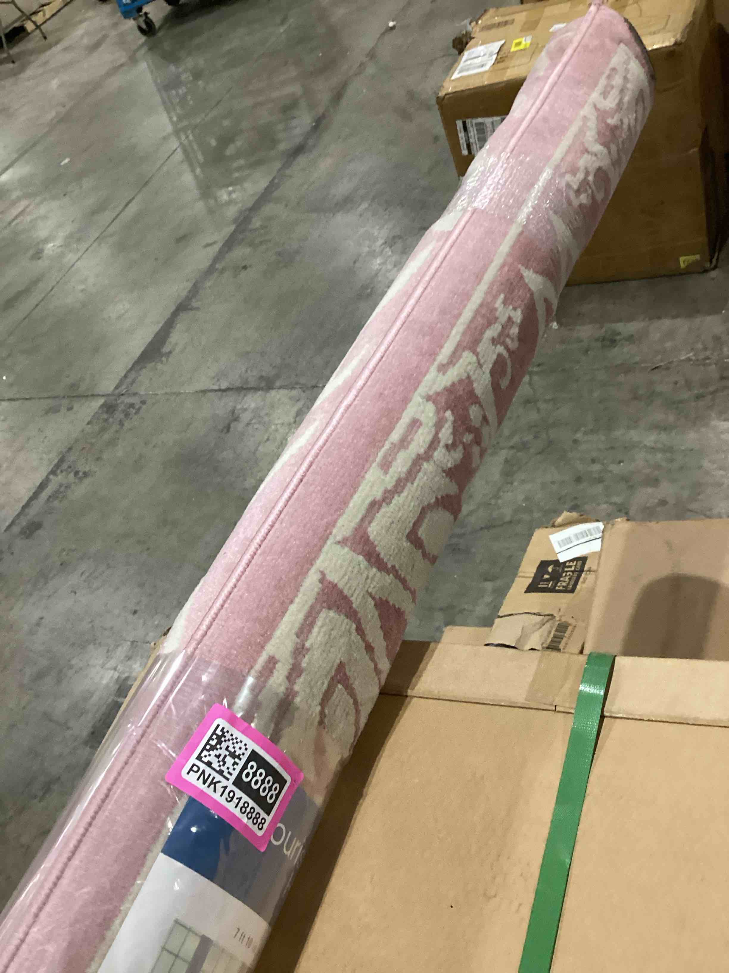 large pink area rug
