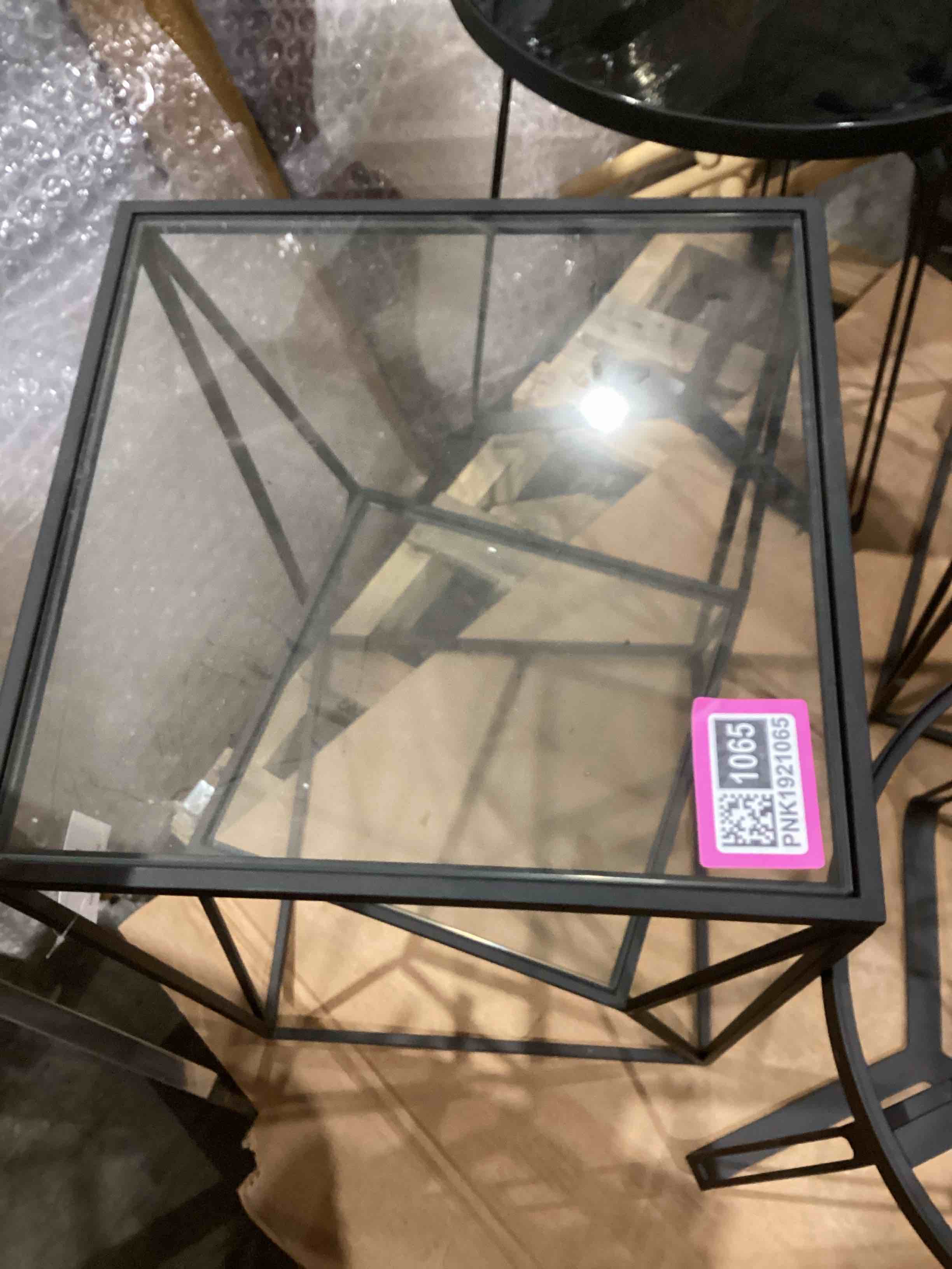 toyson furnishing black side table 