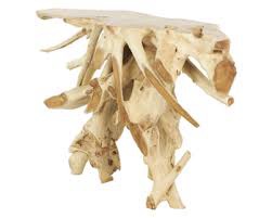 drift wood console table 