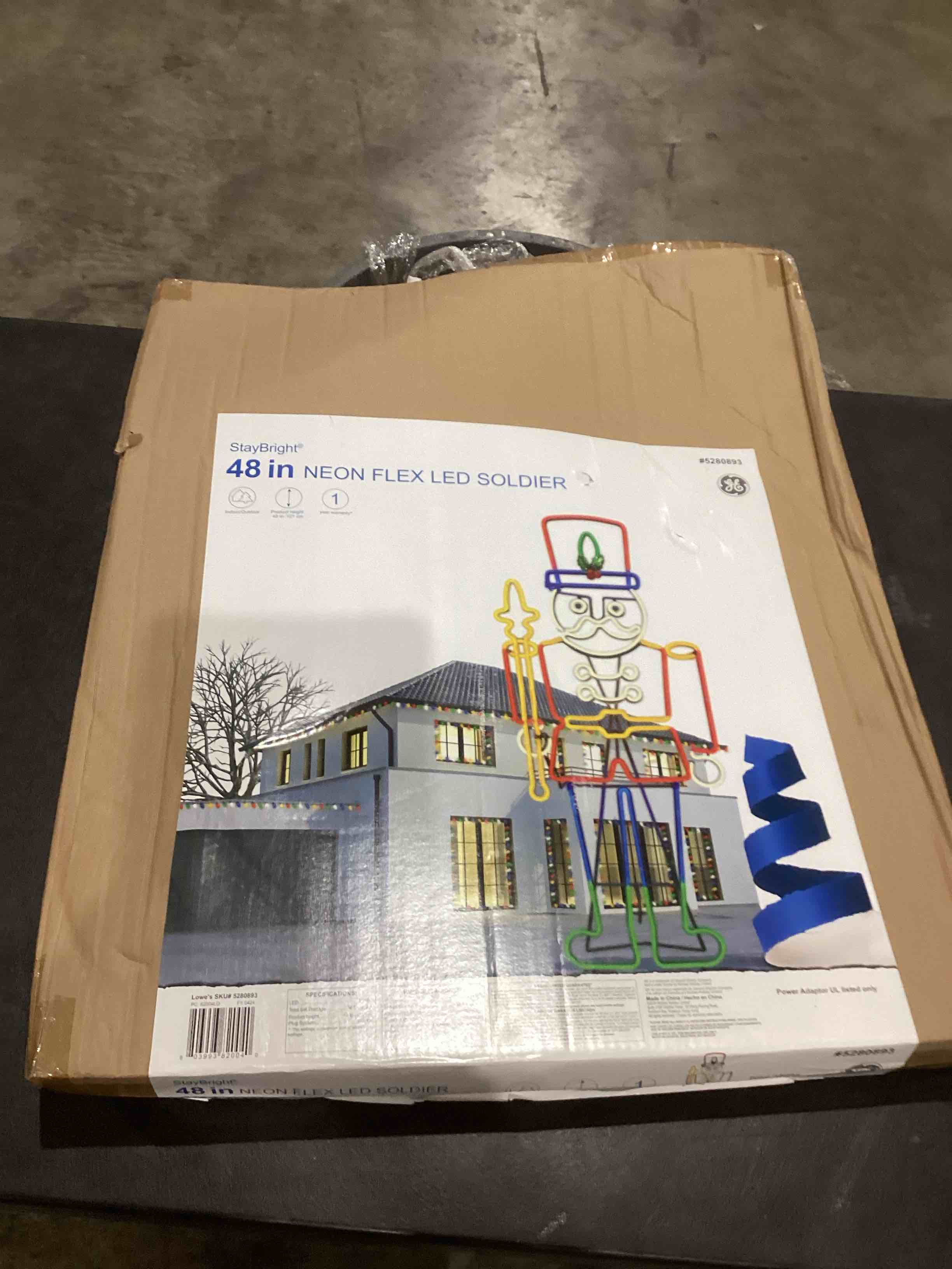 48” neon flex LED soldier