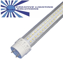 SMD LED T4 Tube Light, 2 ft, Day White, 10W, 160LED, 90-277v 1