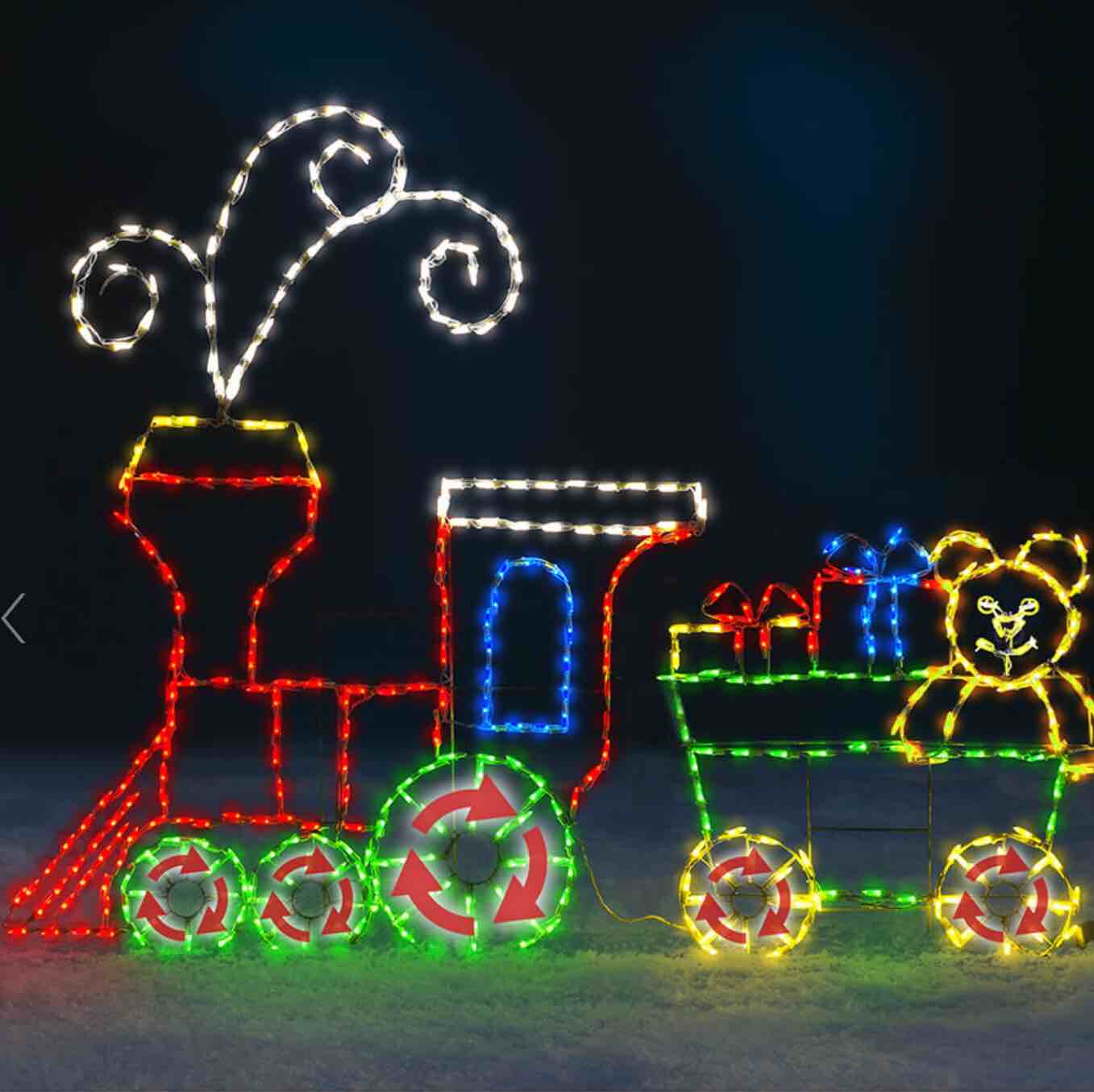 The 5' Animated Holiday Locomotive