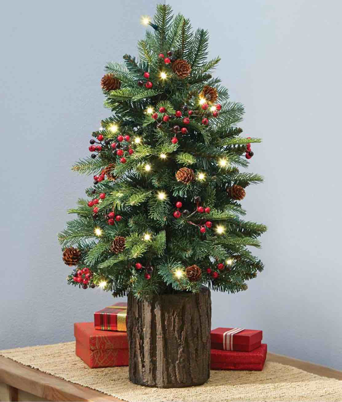 The Tabletop Prelit Christmas Tree