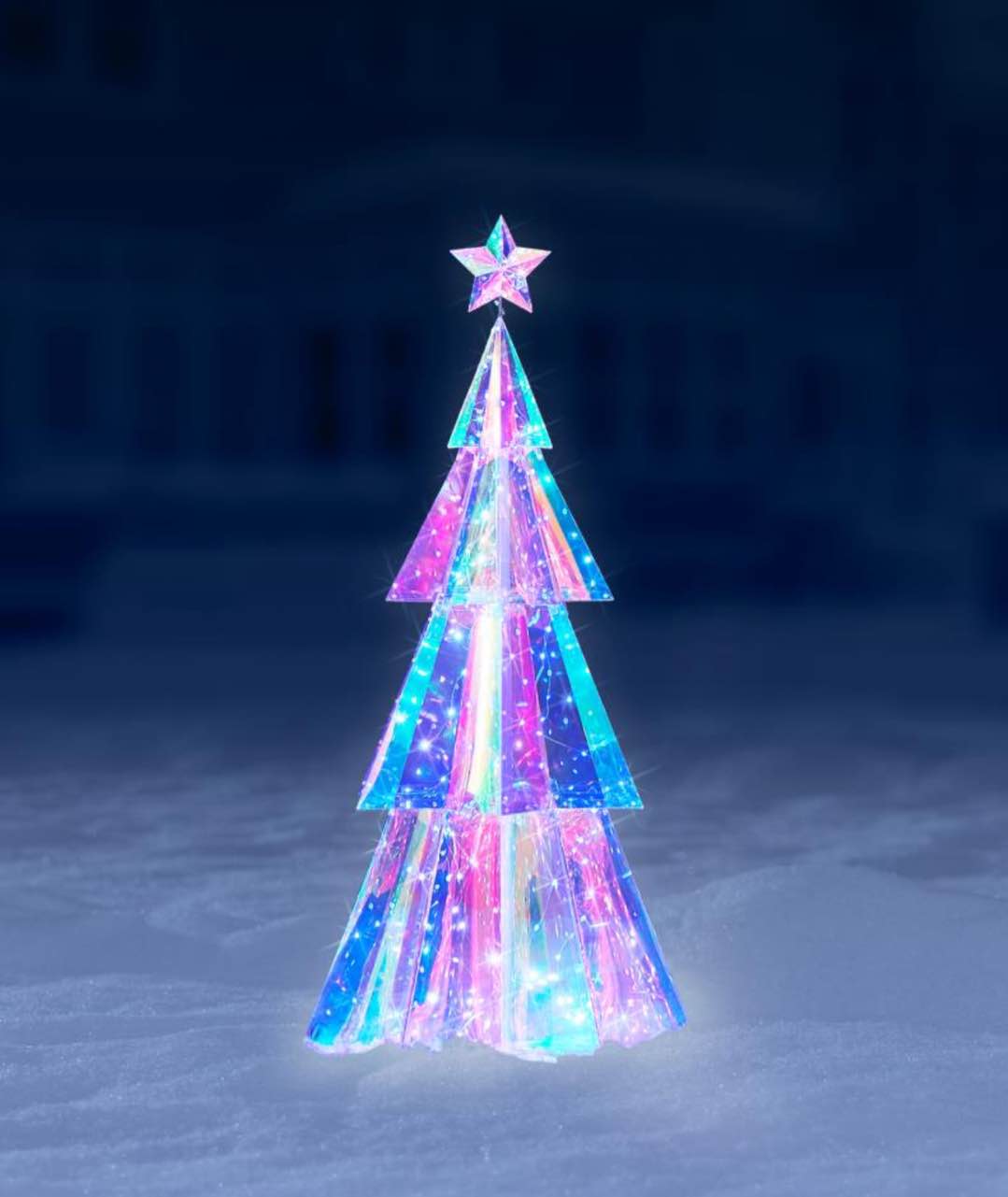The Prismatic Iridescent Christmas Tree