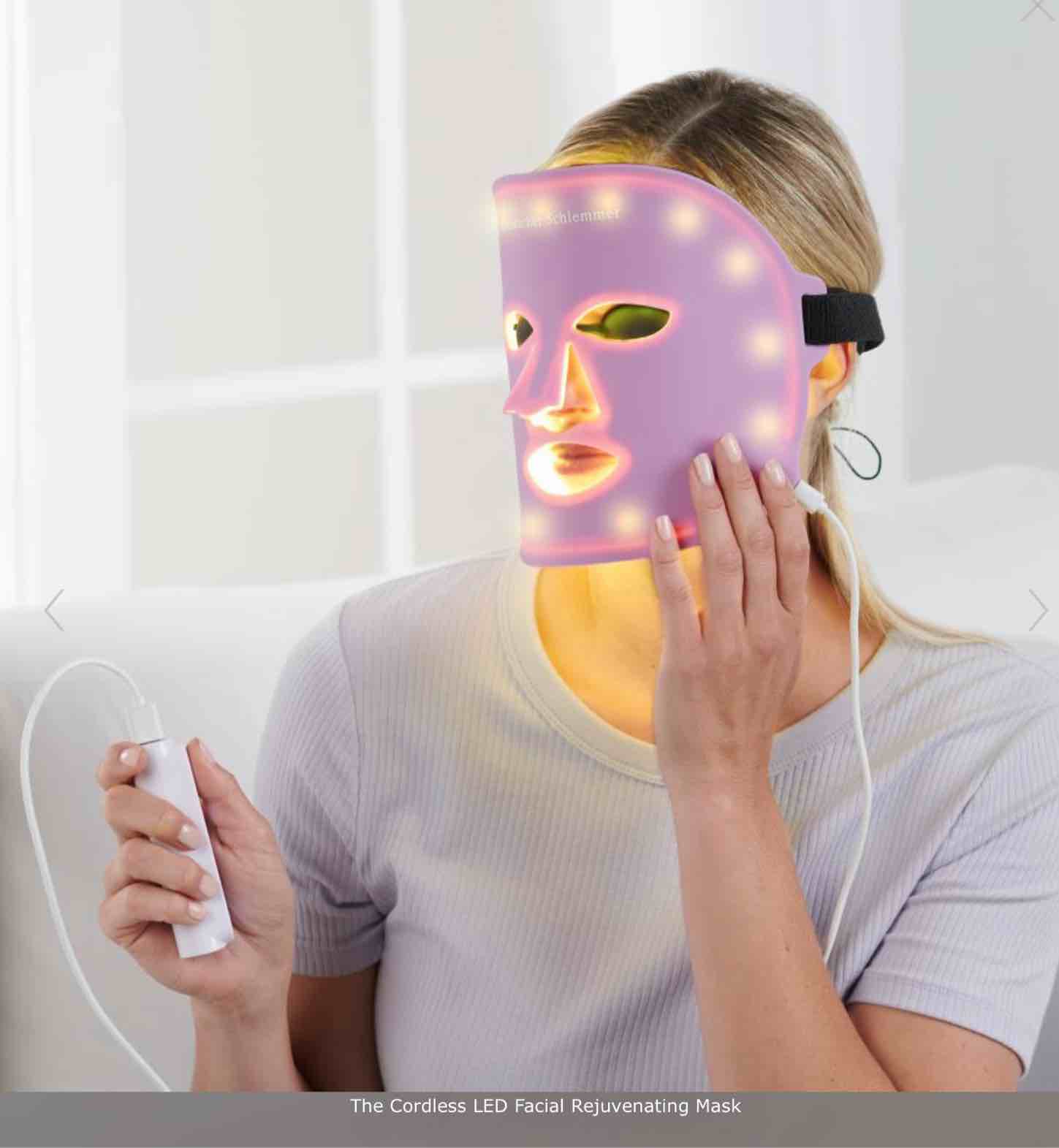 The Cordless LED Facial Rejuvenating Mask