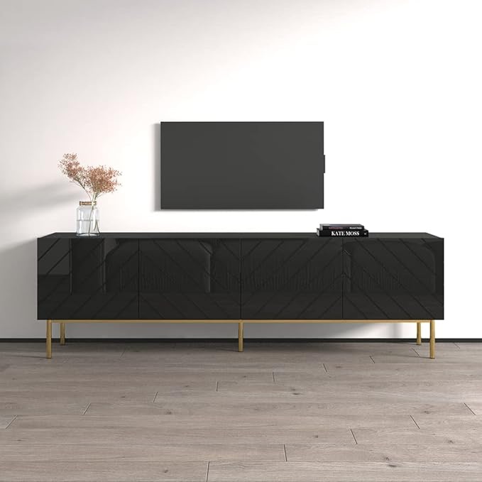 ( Incomplete only leg ) Meble Furniture Abeto 75" TV Stand