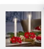 56704 - The Flameless Tapered Christmas Candle Set (White)