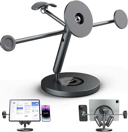 Nillkin Magnetic Tablet Stand with Magsafe Ring, 4 in 1 Stand for Reader,Phone, iPad, Watch, Headpho