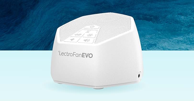 LectroFan EVO: Sound & Noise Machine For Sleep Rest and Relaxation - White