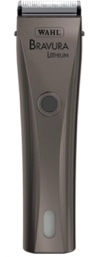 Wahl Professional Animal Bravura Lithium Powerful Motor Cord/Cordless Pet Clipper Kit (Gray) with Blade Brush