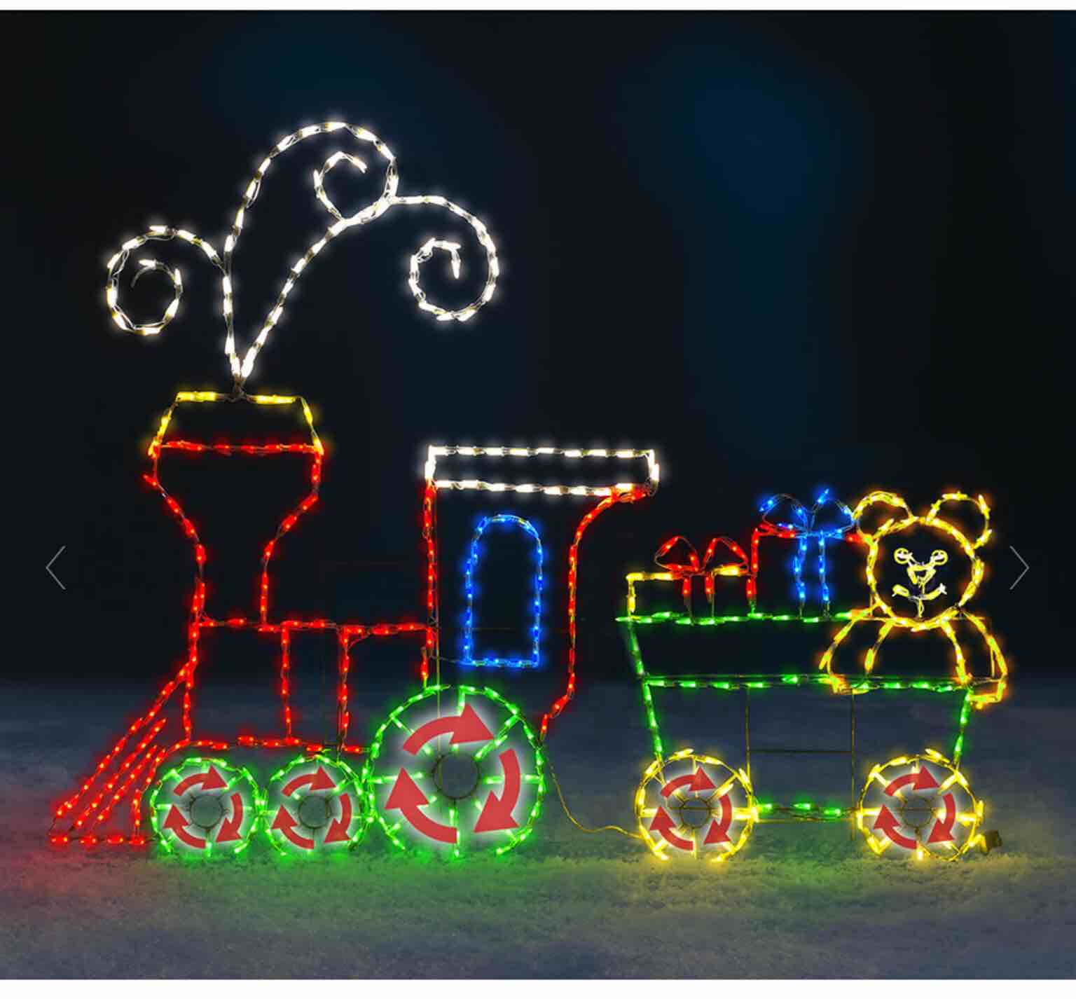 the 5' animated holiday locomotive