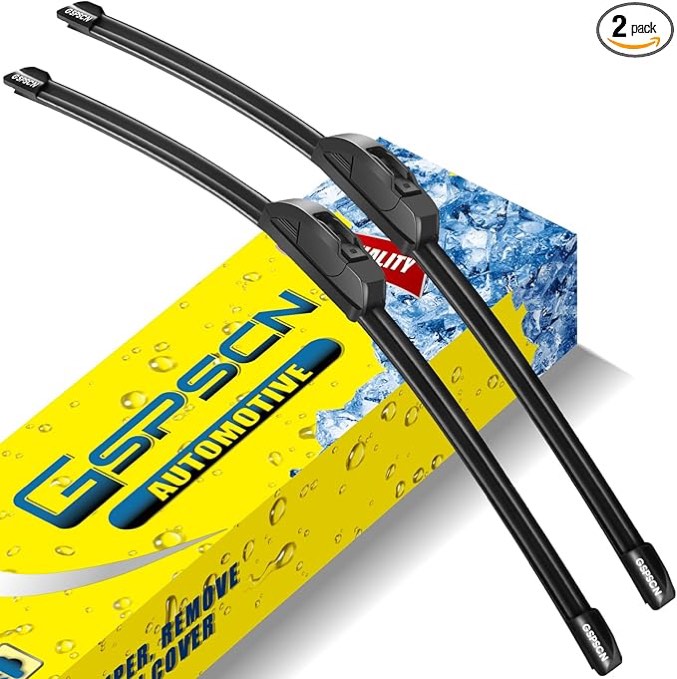 26''+16'' Premium Original Replacement Windshield Wiper Blades,Quiet and Durable Stable High Performance All-Season Auto Wiper Blades for J Hook (Pack of 4)