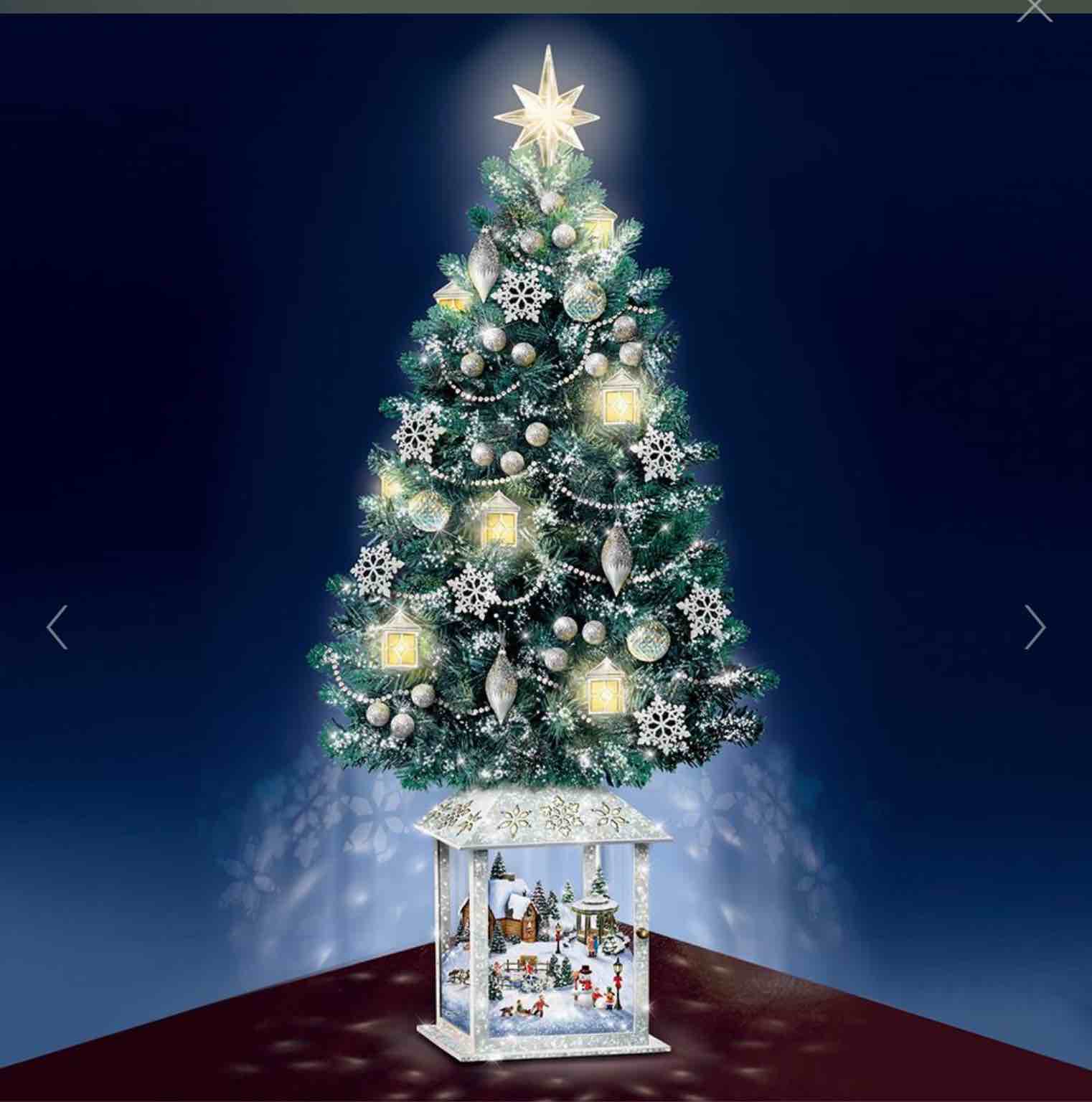 The Thomas Kinkade Festival Of Lights Lantern Tree