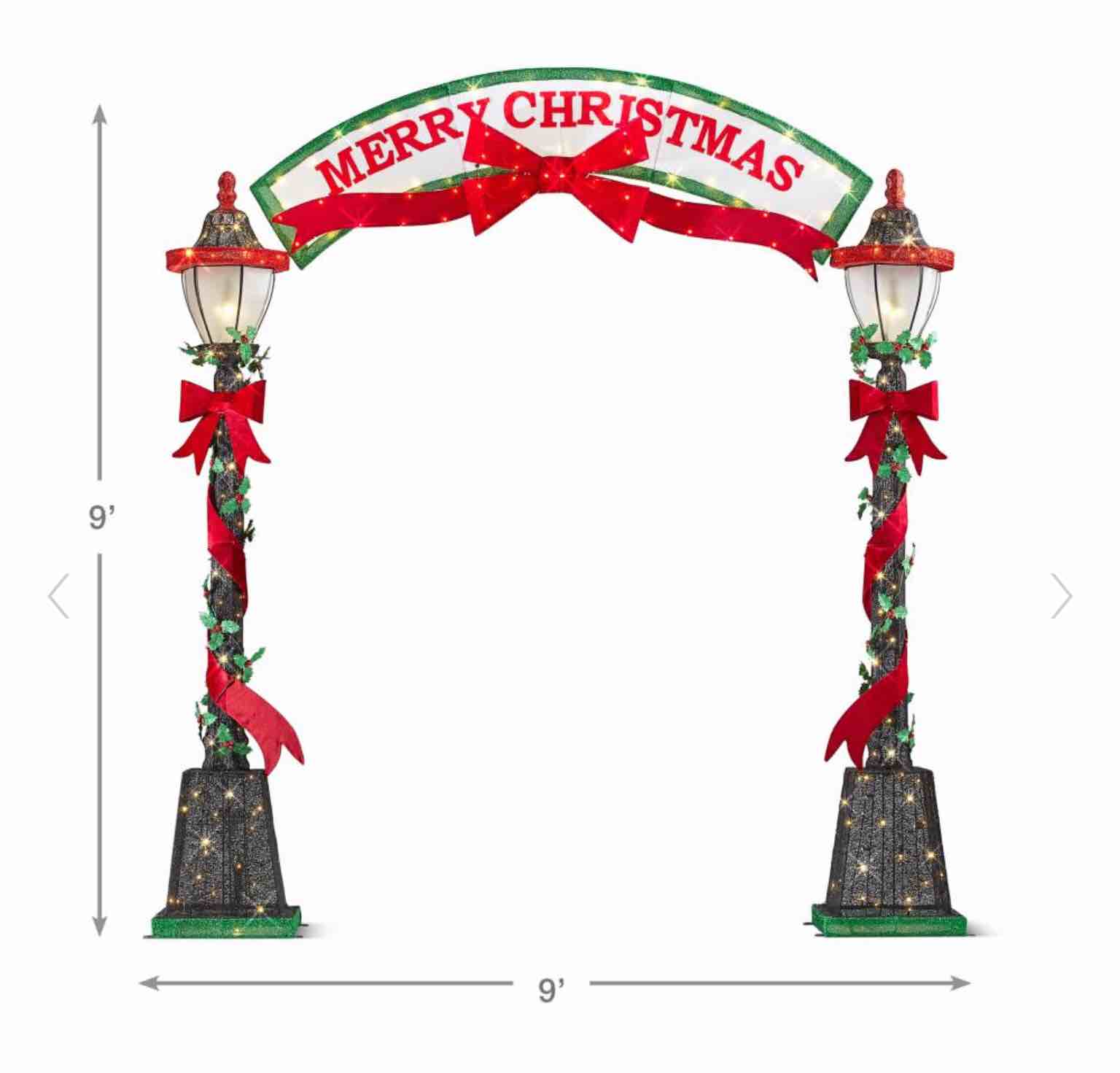 The Spirit of Christmas Twinkling Archway
