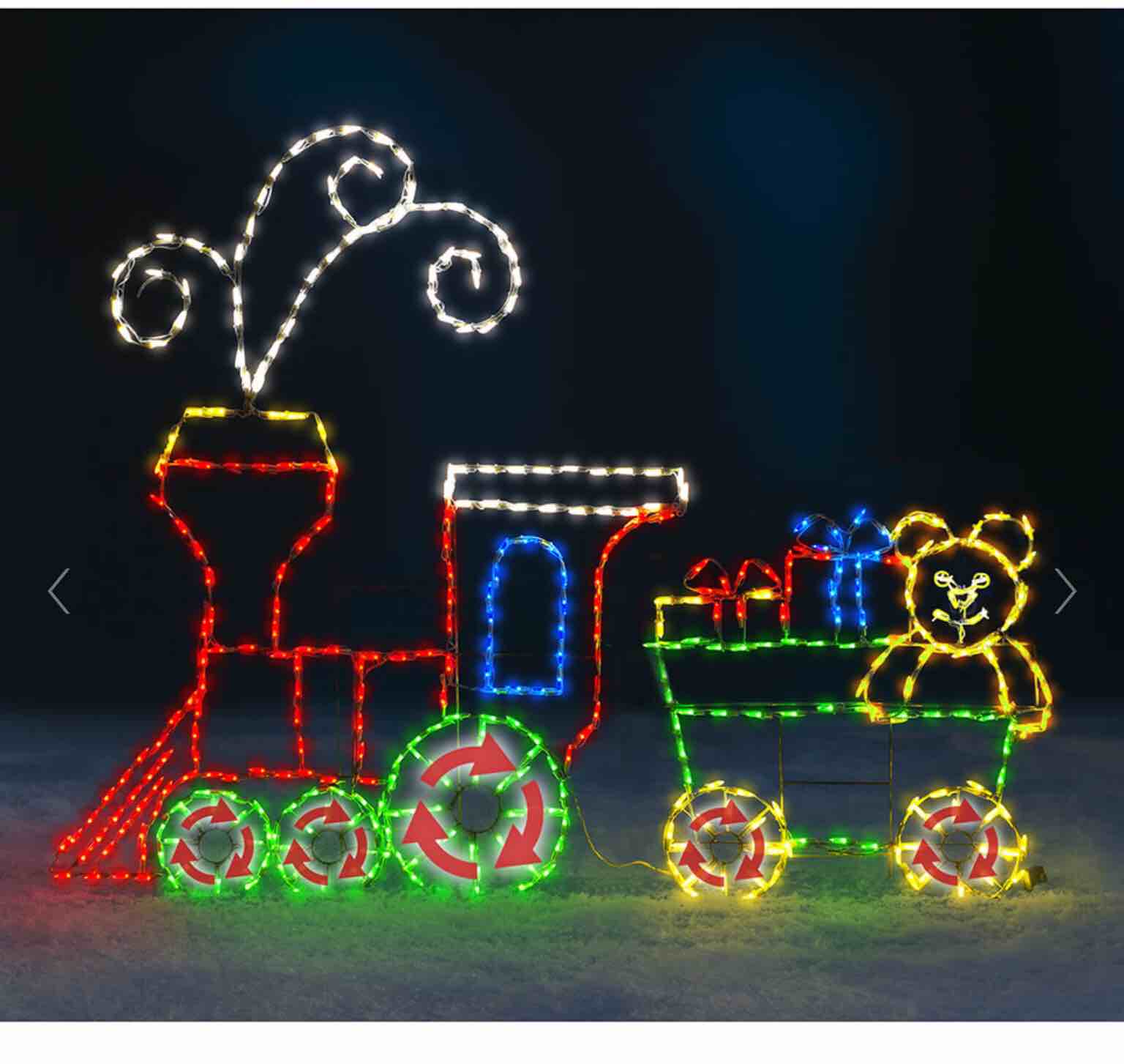 the 5' animated holiday locomotive