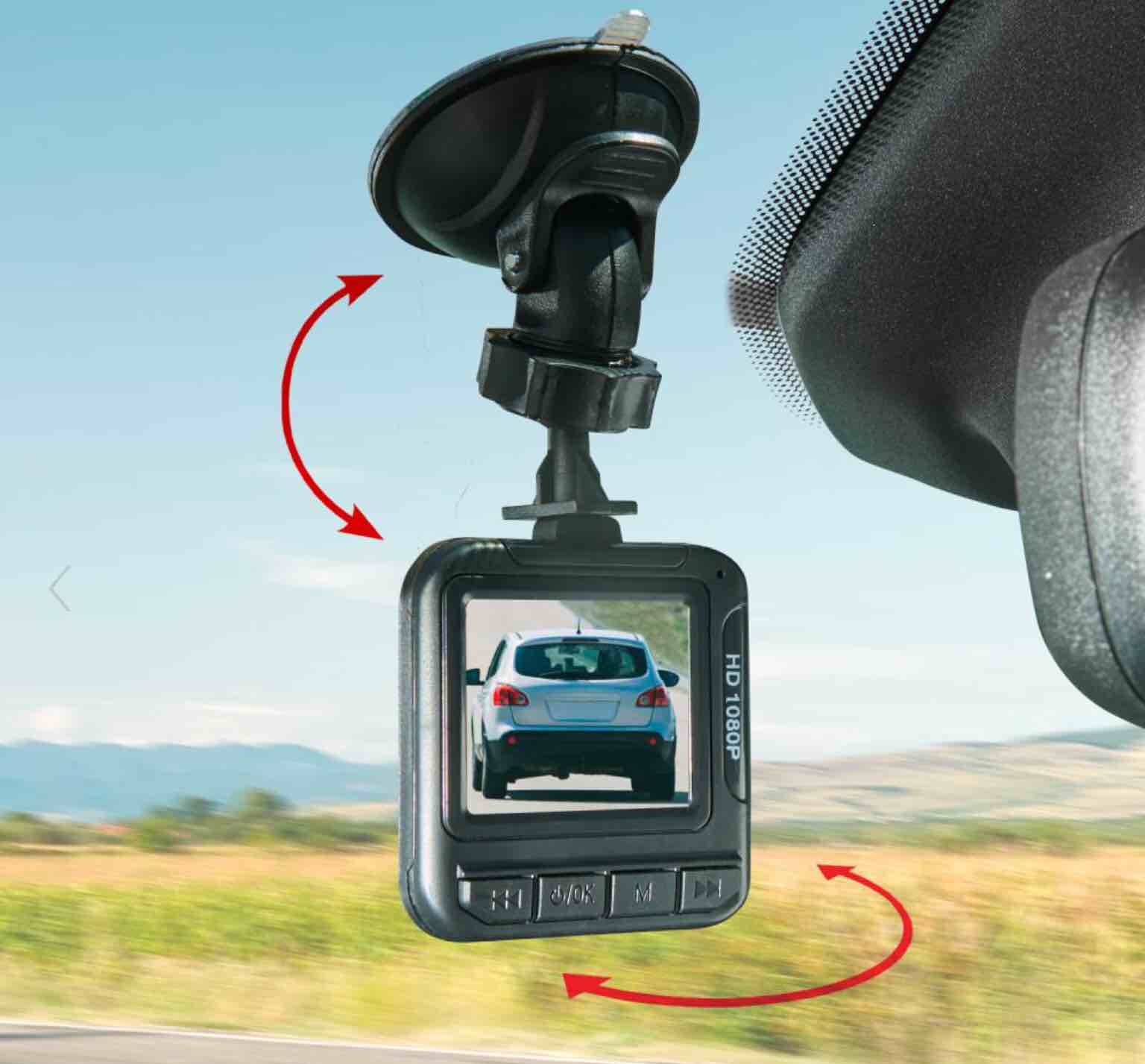 The HD Swiveling Dash Camera