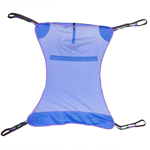 ProBasics Full Body Mesh Sling - Four Point Mesh Sling for Patient Transfers - Supports up to 450 lbs. - Medium