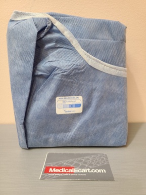 Cardinal Health K9575N Surgical Gown AAMI Level 3, Unreinforced, Non-Sterile, Blue