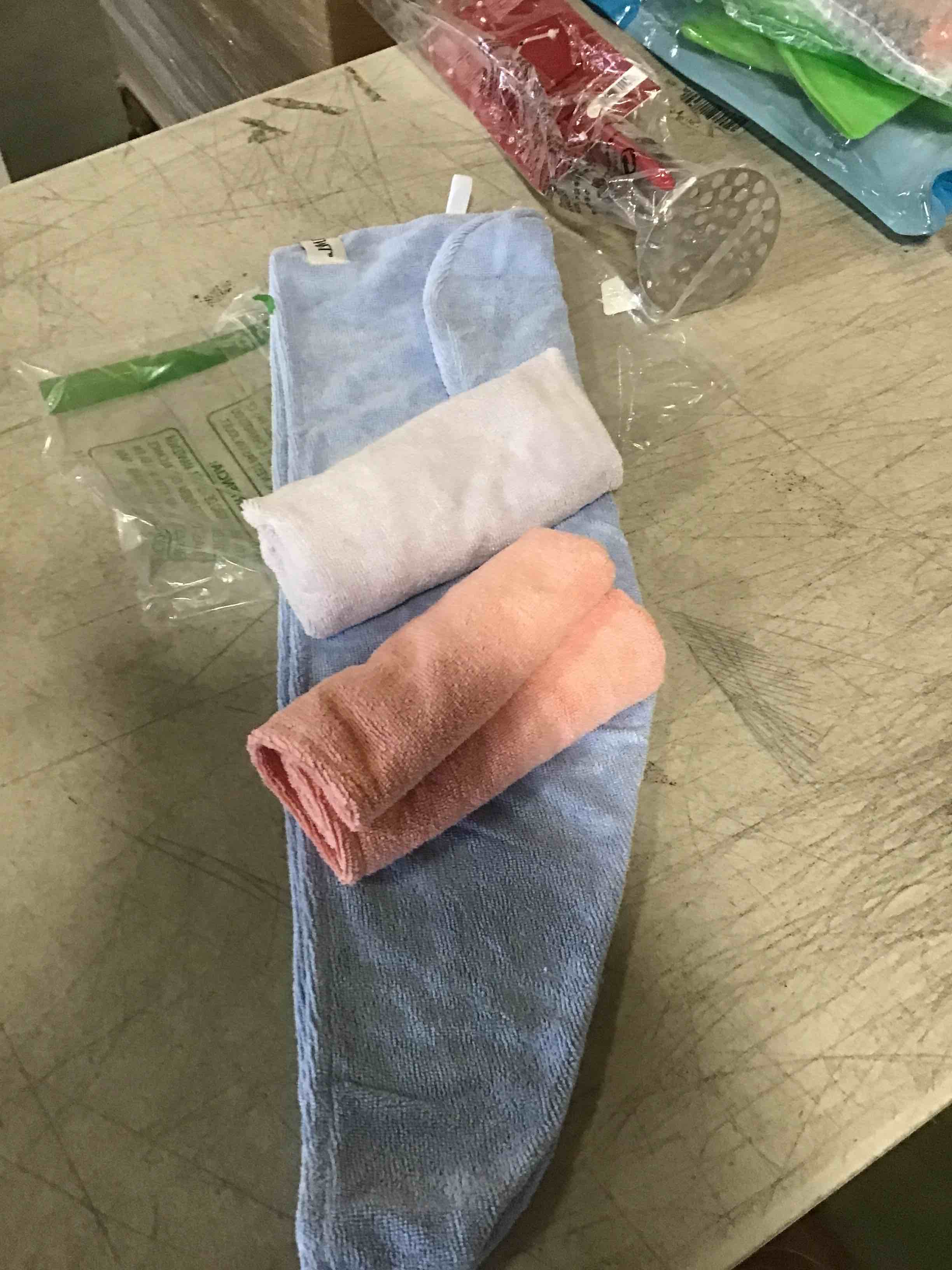 Turbie Twist 4-Pack Microfiber Hair Towel for Beauty, Travel, Gifting - Hair Wrap Turban for Straight, Wavy & Curly Hair - Premium Hair Care - Pink, Purple, Blue 