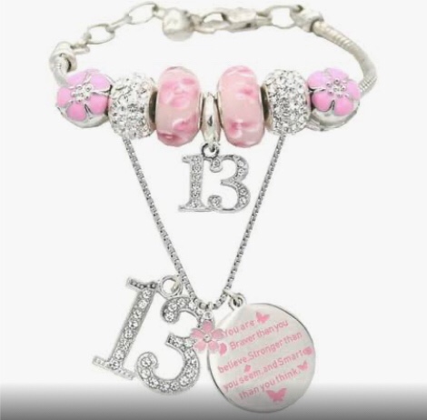 similar to the photo reference-13th Birthday,13th Birthday jewelry for Girls 