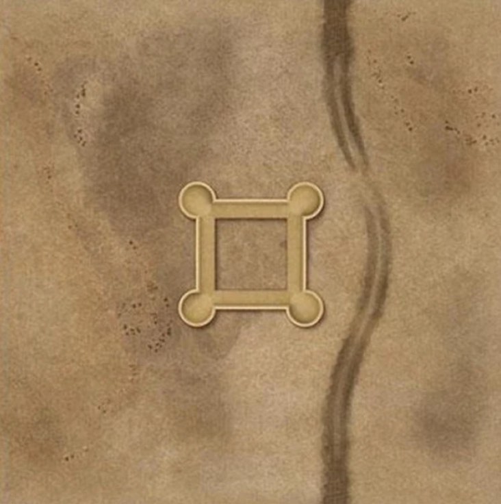 Battle Front Miniatures GF9TANKS64 36 x 36 in. Italian Desert 3 Game Tanks Mat