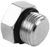 (Set of 5)(size vary) SAE O-Ring Boss ORB Solid Hex Head Plug Fitting | 6408-14 | Solid Hex Head Plug, 7/8" ORB Male